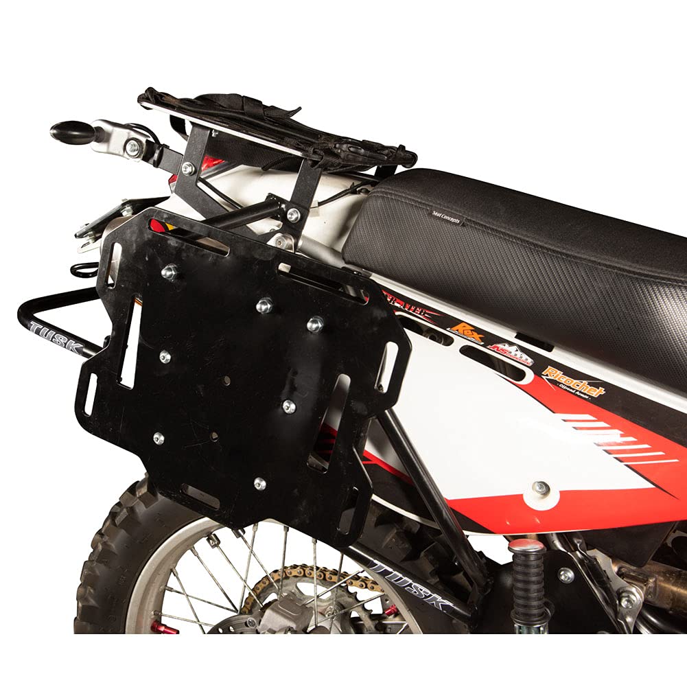 TUSK Pannier Soft Luggage Mount - Aluminum, Black, Fits Tusk Pannier Rack