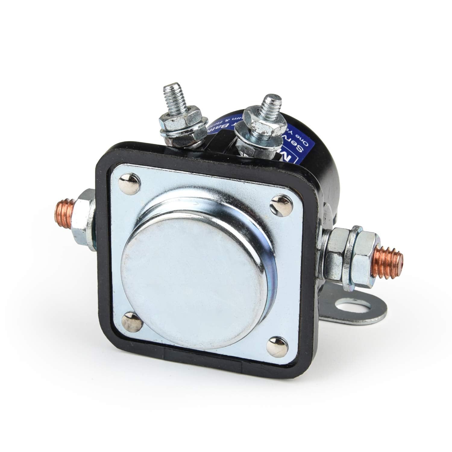 Mayspare Starter Solenoid Relay Sw-3 Fit Ford Jeep Lincoln Mercury 4 Terminal Hot Rod Starter Solenoid Relay Heavy Duty 12V