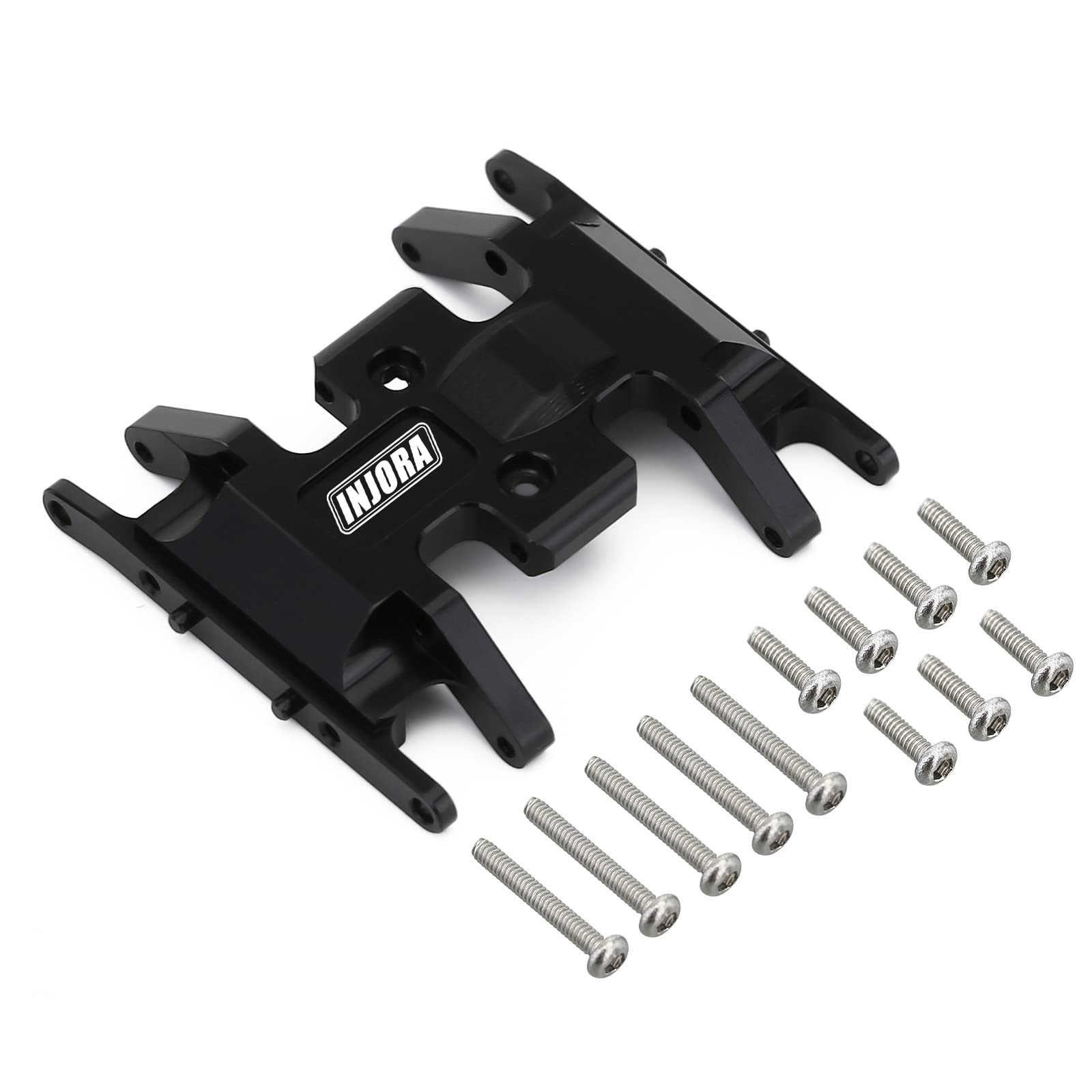 Injora Rc Skid Plate For Axial Scx24 Bronco Gladiator Deadbolt C10 Upgrades Parts 1/24 Rc Crawler(Black