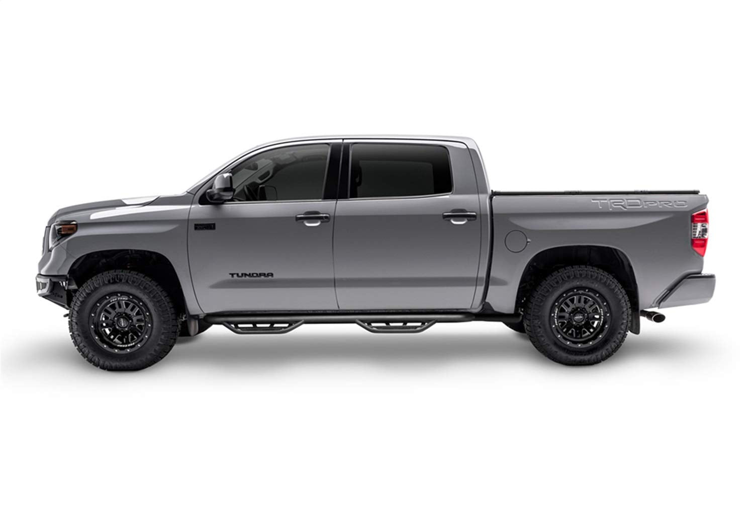 N-Fab Podium Lg Steps For Toyota Tundra | Cab Length, Stainless Steel, Textured Black | Hpt2282Cc-Tx | Fits 2022-2024 Toyota Tun