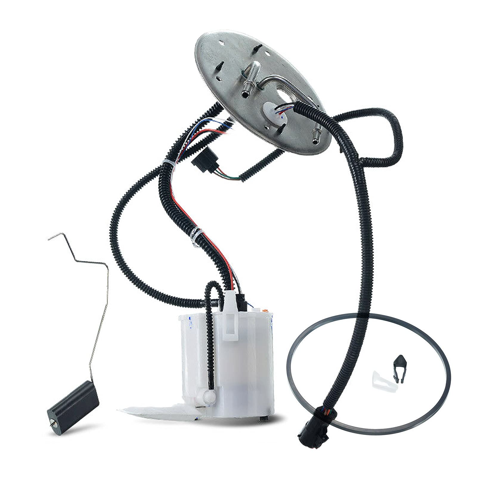 YHTAUTO Electric Fuel Pump with Sending Unit Compatible with Ford F-250 350 450 550 Super Duty 1999-2003 V8 5.4L 6.0L 7.3L V10 6