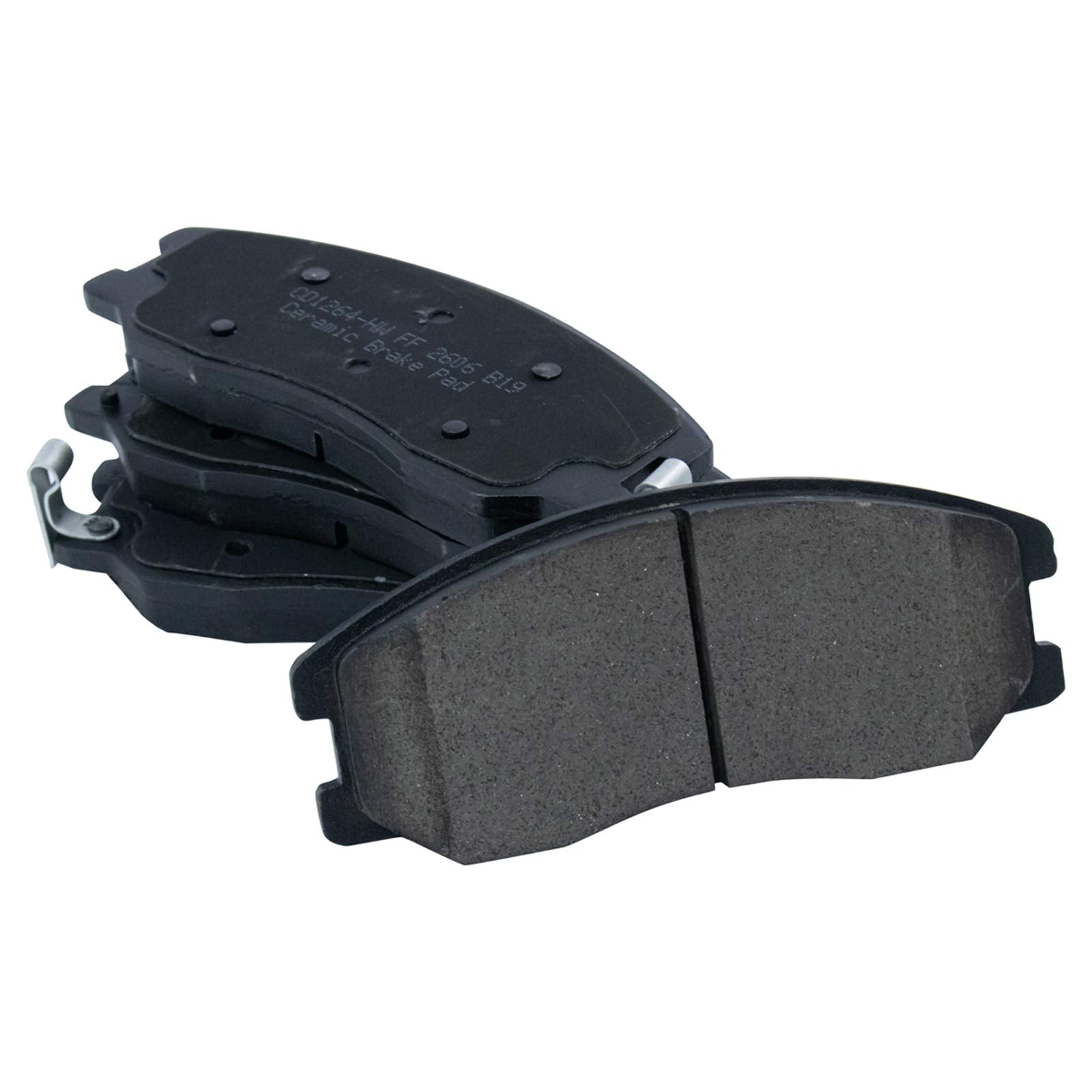 TRQ Front Brake Pads Ceramic Compatible with 2012-2015 Chevrolet Captiva Sport 2007-2009 Equinox Pontiac Torrent 2008-2010 Satur