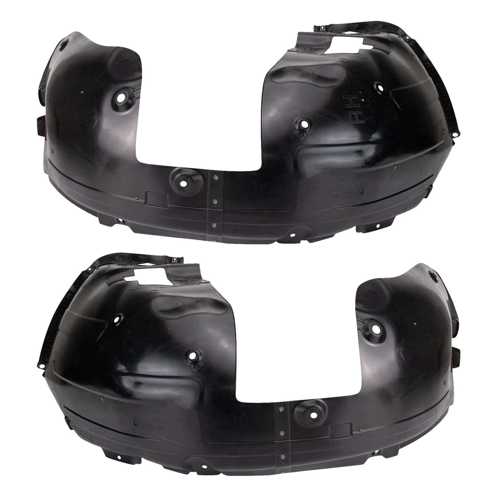 Trq Inner Fender Liner Set Compatible With 2019-2020 Kia Sorento Ki1248160 Ki1249160