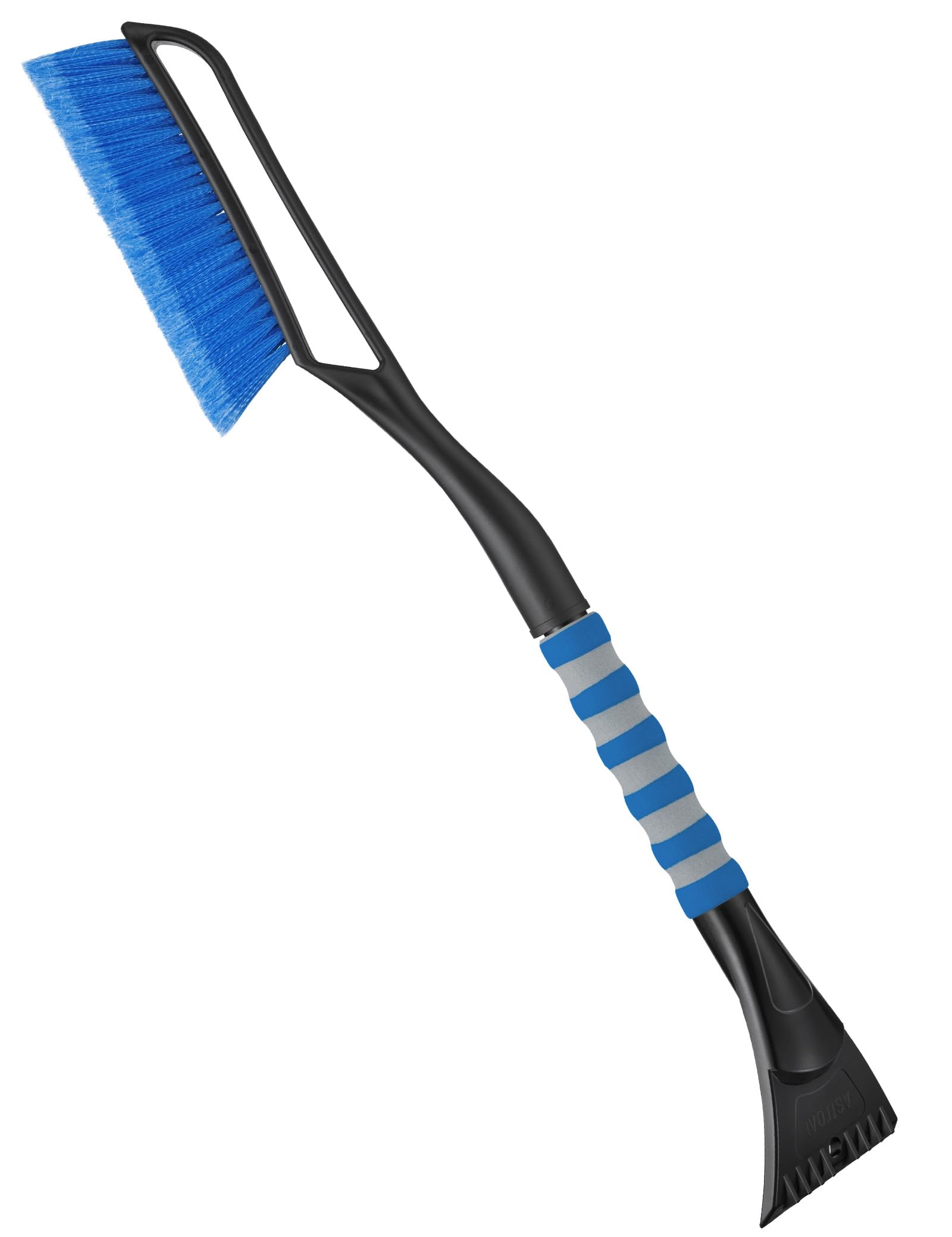 AstroAI Snow Brush & Ice Scraper - Heavy Duty ABS & PVC, Ergonomic Foam Grip, 27", Blue, for Cars, Trucks, SUVs