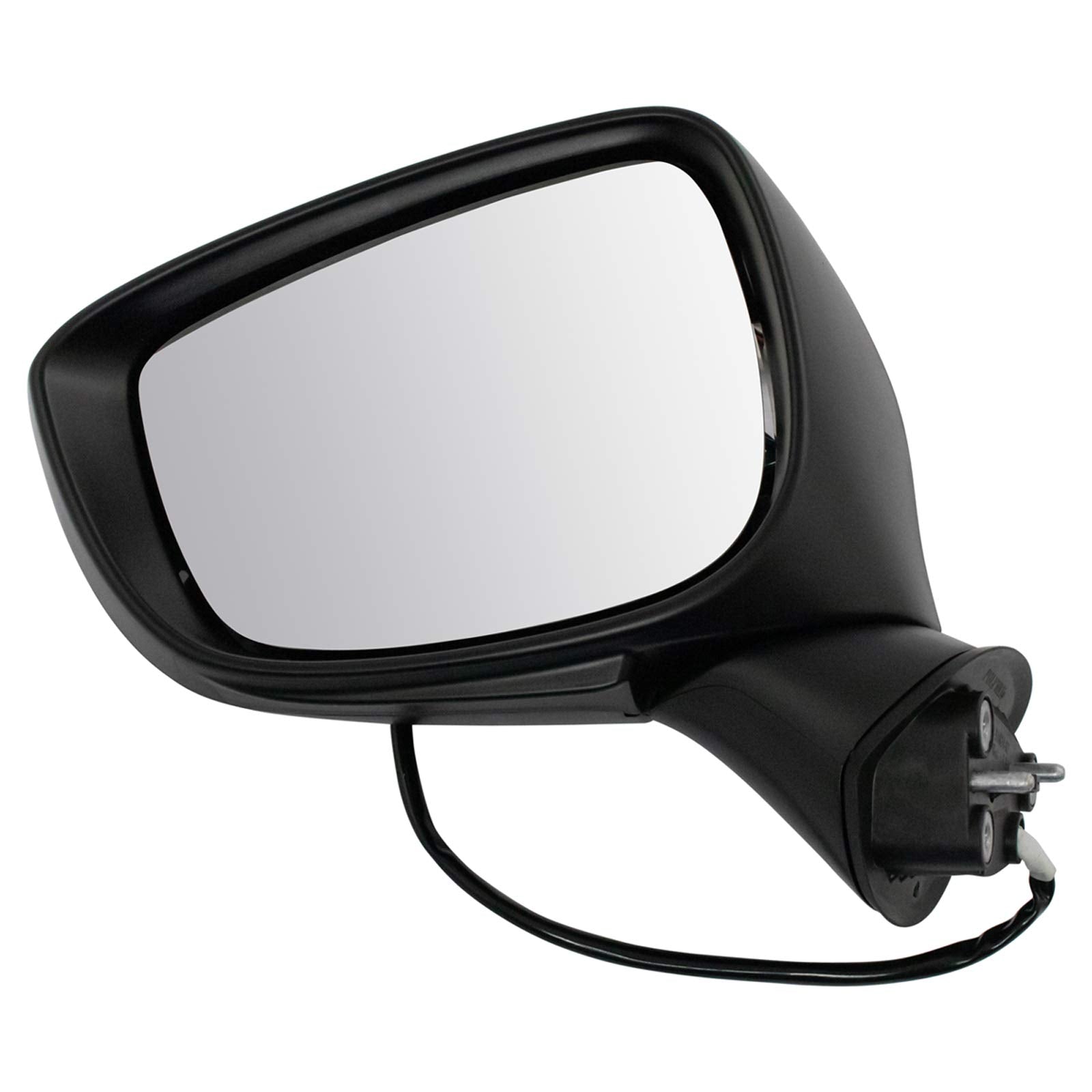 TRQ Driver Side Mirror Assembly Power Paint to Match Turn Signal Compatible with 2016-2021 Mazda CX-3