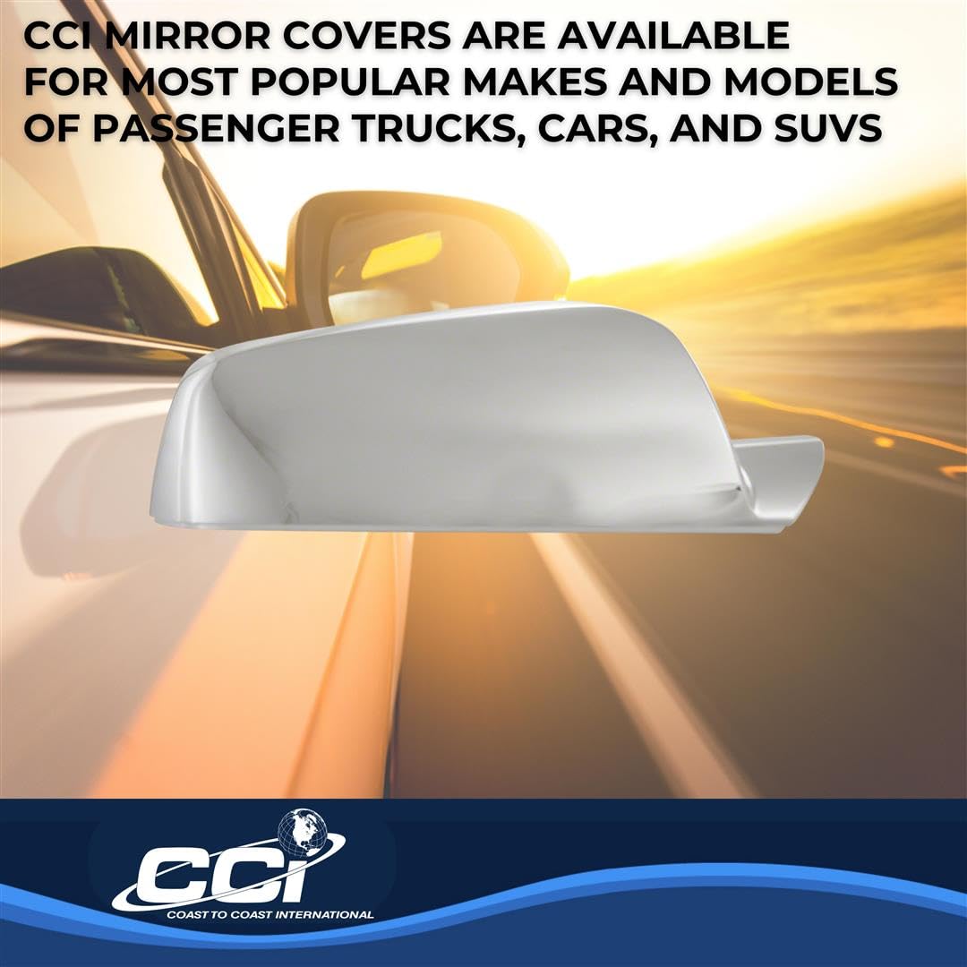 Coast To Coast International Chrome Mirror Covers, Set Of 2, Compatible With Chevrolet/Gmc- Ccimc67467R