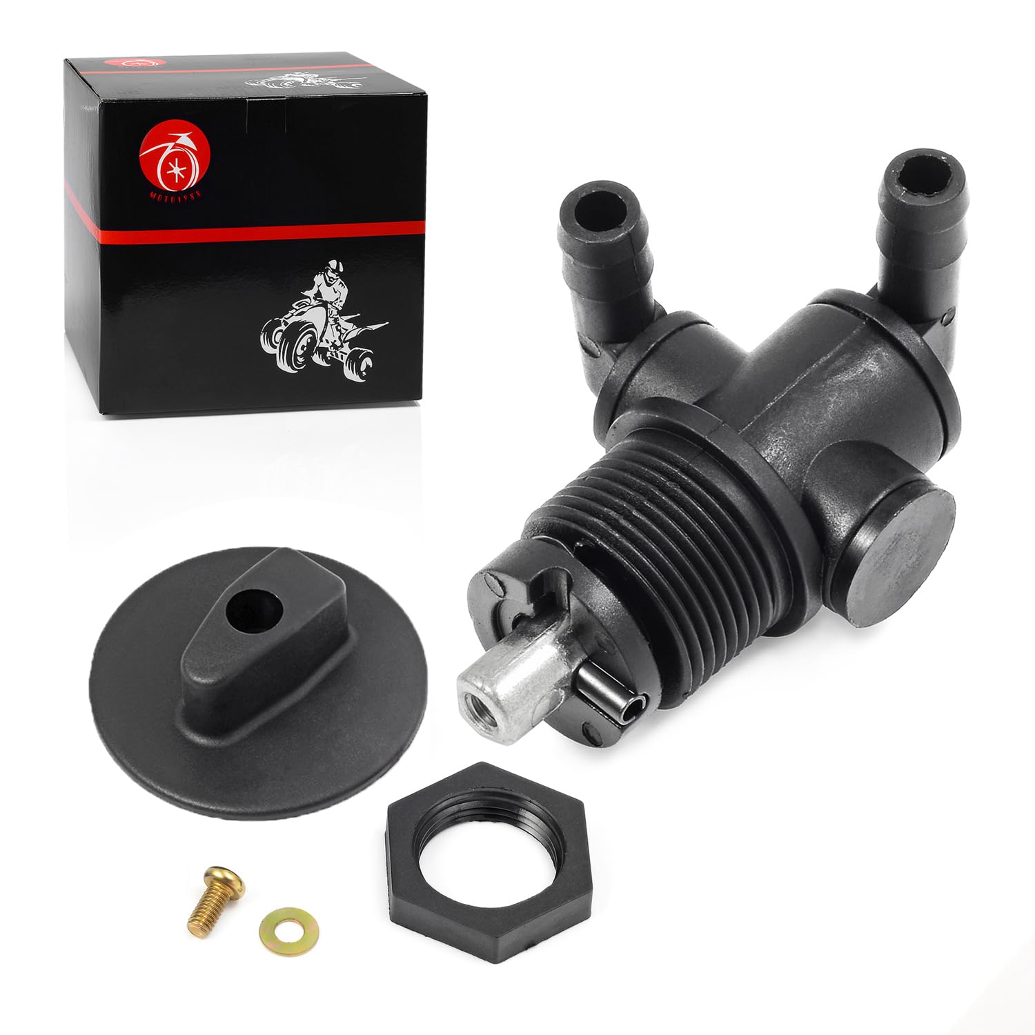 Fuel Tank Valve Petcock (2 Way) Compatible with Polaris Sportsman 400 500 600 700 2004 2005 Diesel 455 1999-2001 7052159 5432559