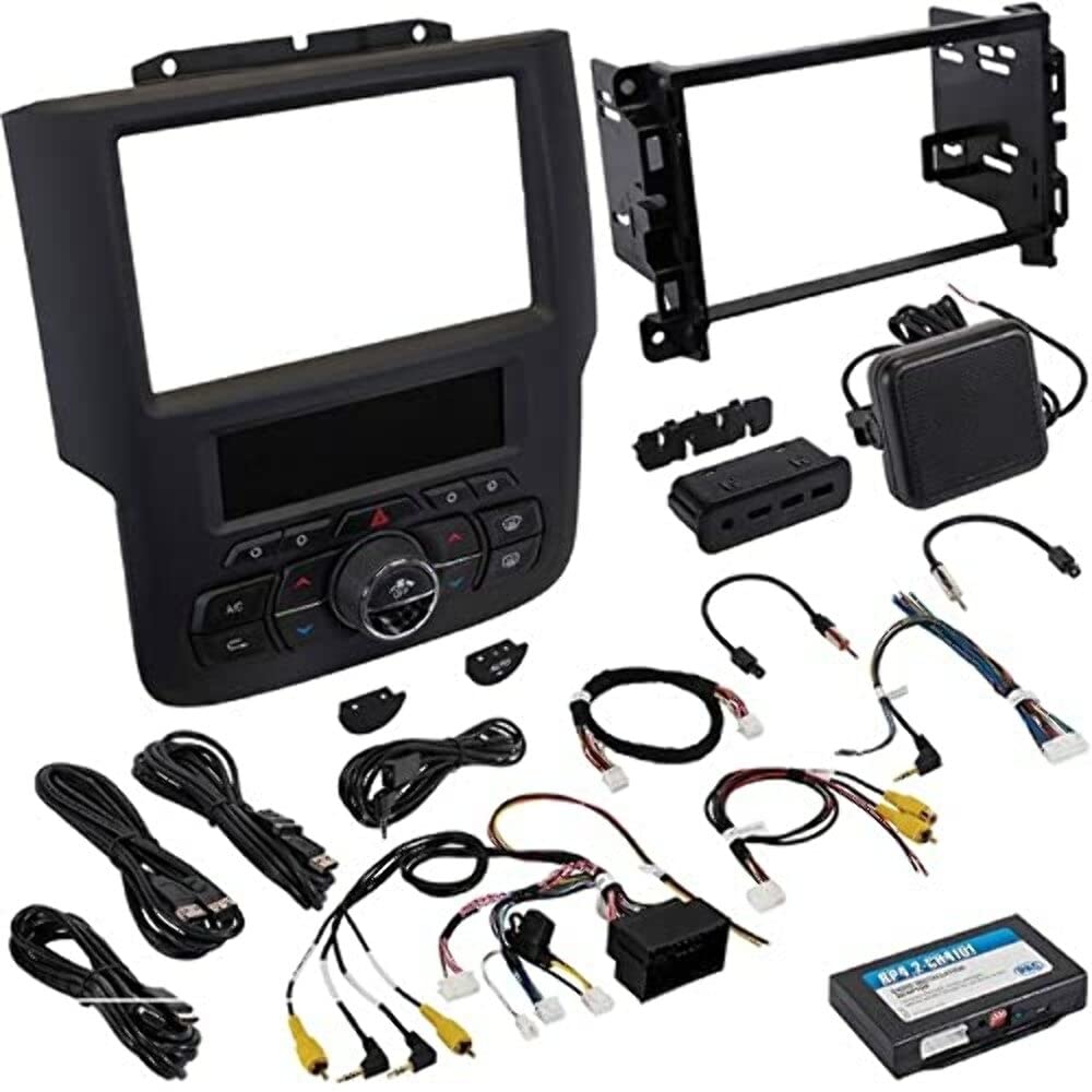 PAC RPK4CH4101 RadioPro Integrated Installation Kit with Integrated Climate Controls for Select Ram Trucks with 8Inch Display