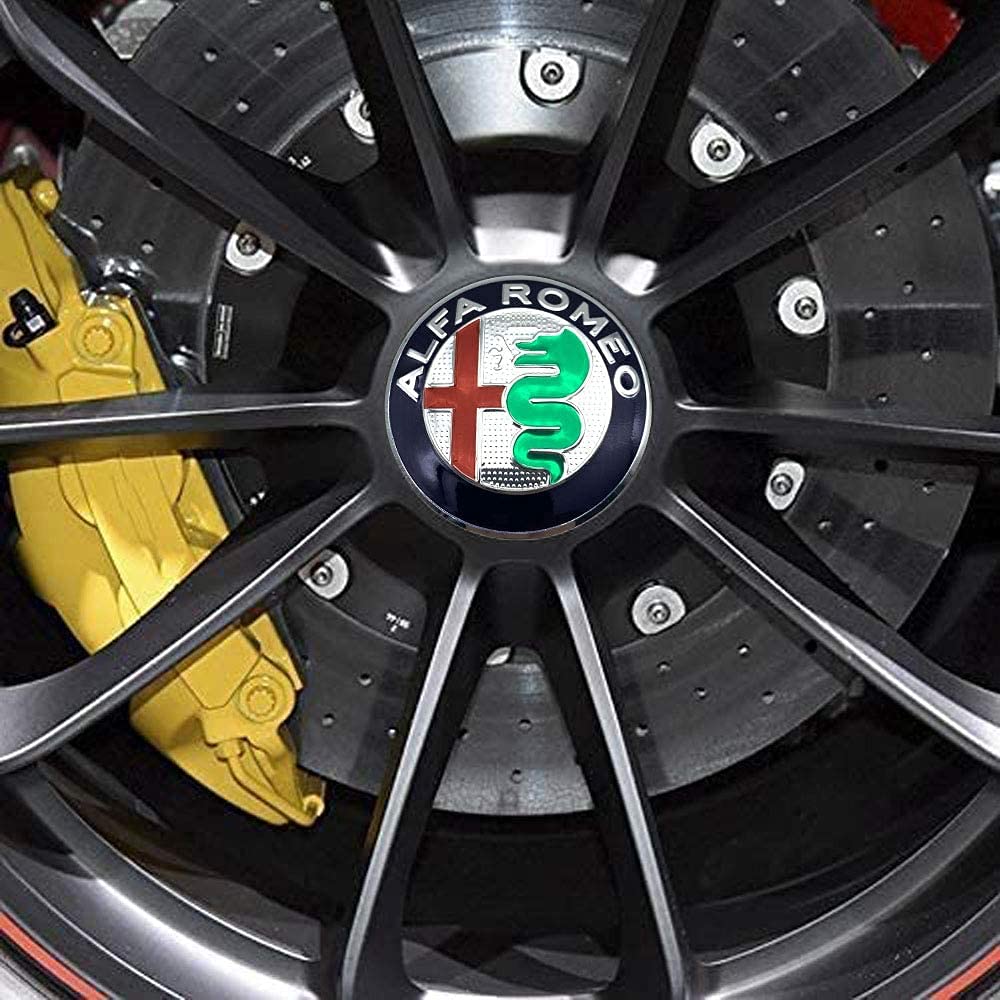 Jd Auto 4Pcs 56Mm 2.2'' Emblem Badge Sticker Wheel Hub Caps Center Cover Abs Material (Fit A-A Silver)