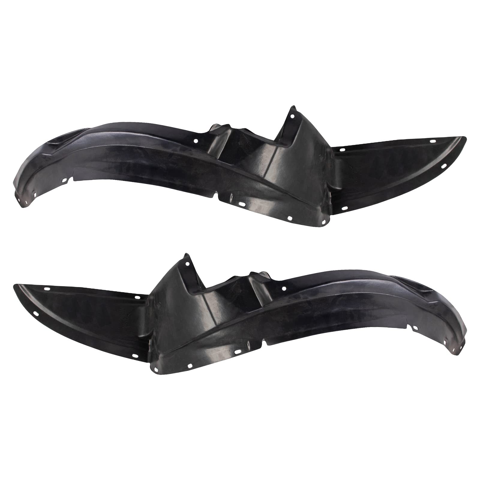 Trq Inner Fender Liner Set Compatible With 2003-2007 Saturn Ion Gm1250104 Gm1251104