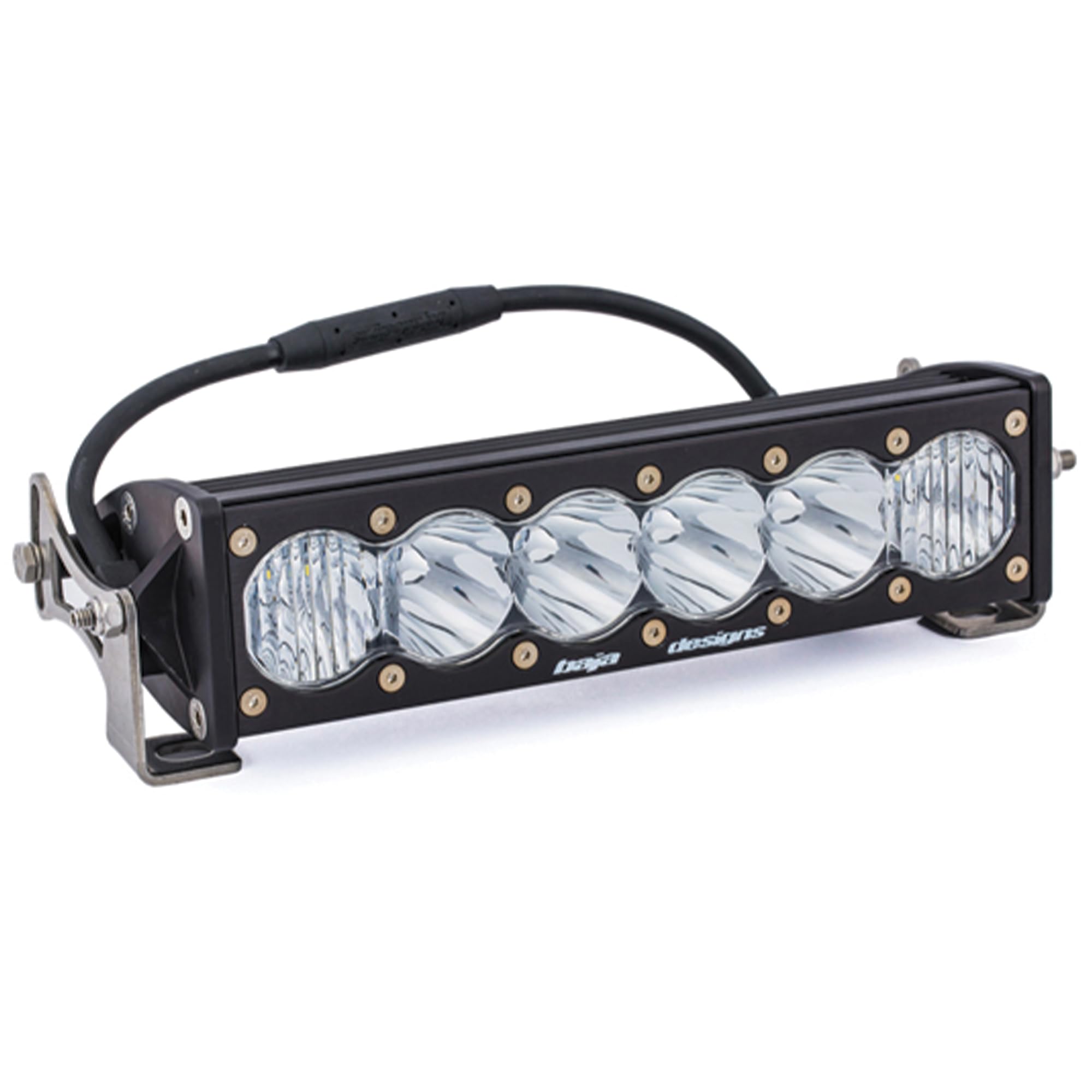 Baja Designs OnX6+ Straight LED Light Bar 10-inch for Jeeps, Off-Road 4x4, Trucks, UTV, ATV, SUV (Driving Combo; Clear)