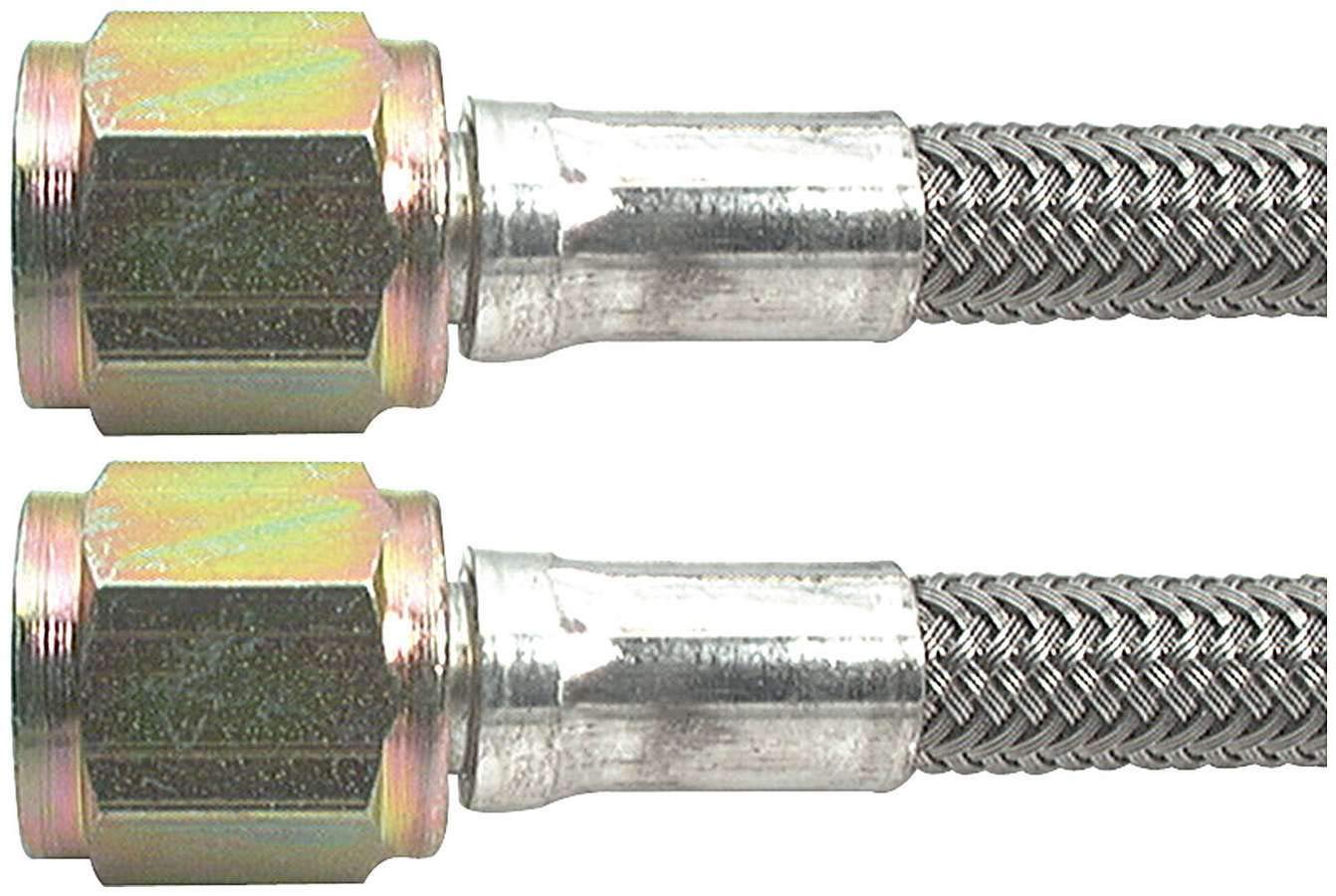 Allstar Performance ALL46400-60#4 Braided Steel Lines With -4 Ends, 60in