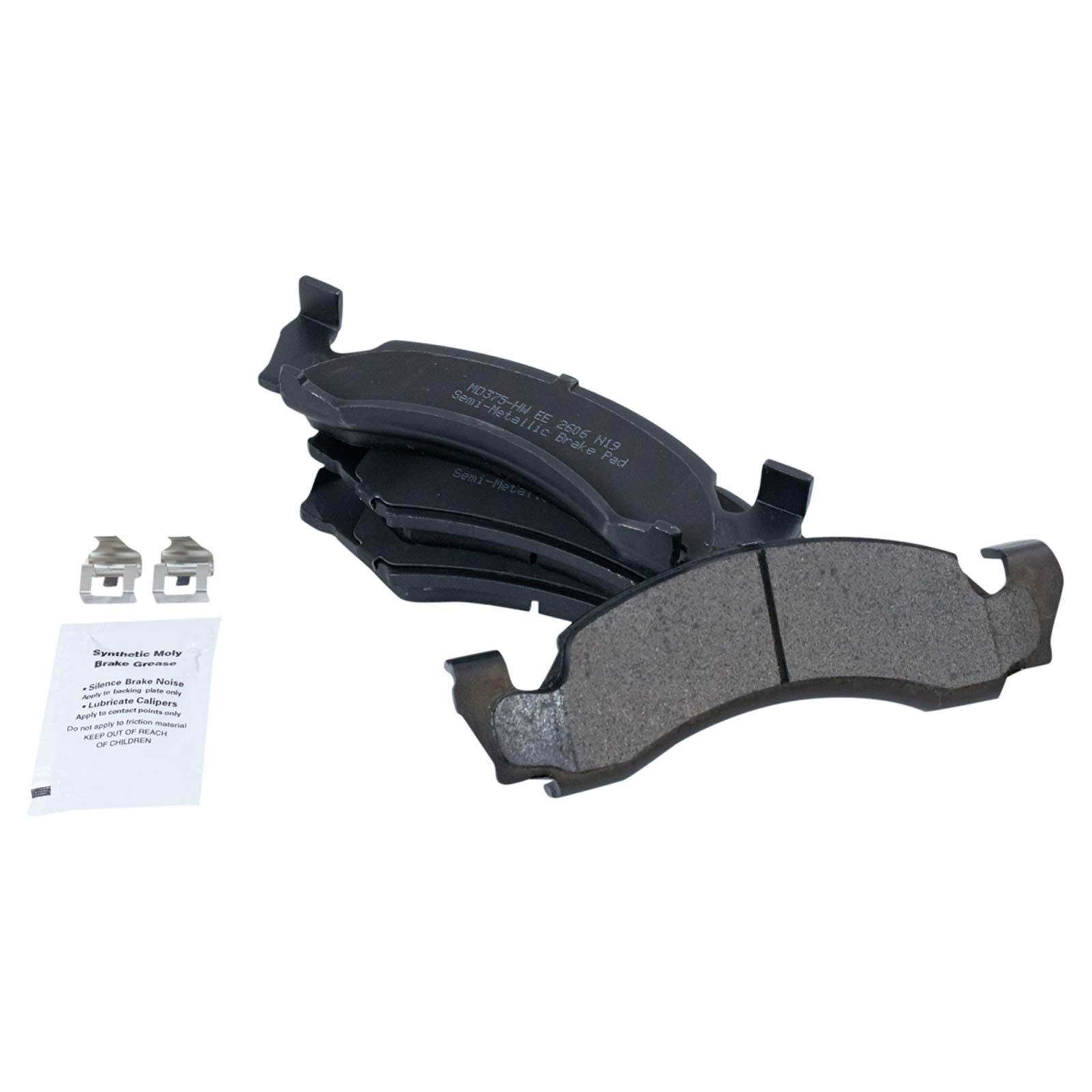 Trq Front Brake Pad & Rotor Kit Brake Pads Brake Rotor Semi-Metallic Compatible With 1987-1993 Ford E-150 Econoline E-150 Econol