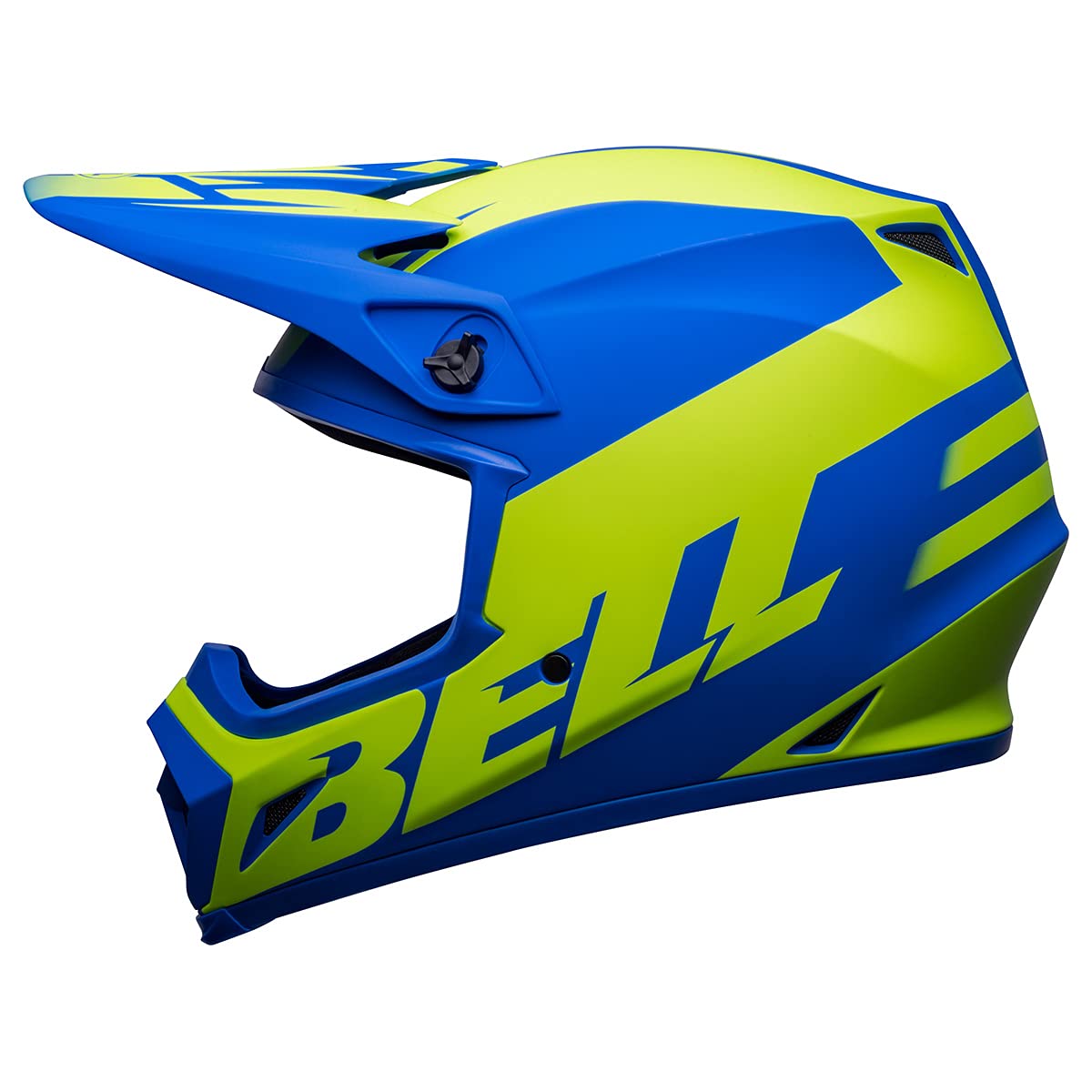 Bell Mx-9 Mips Dirt Helmet (Disrupt Matte Classic Blue/Hi-Viz - X-Large)