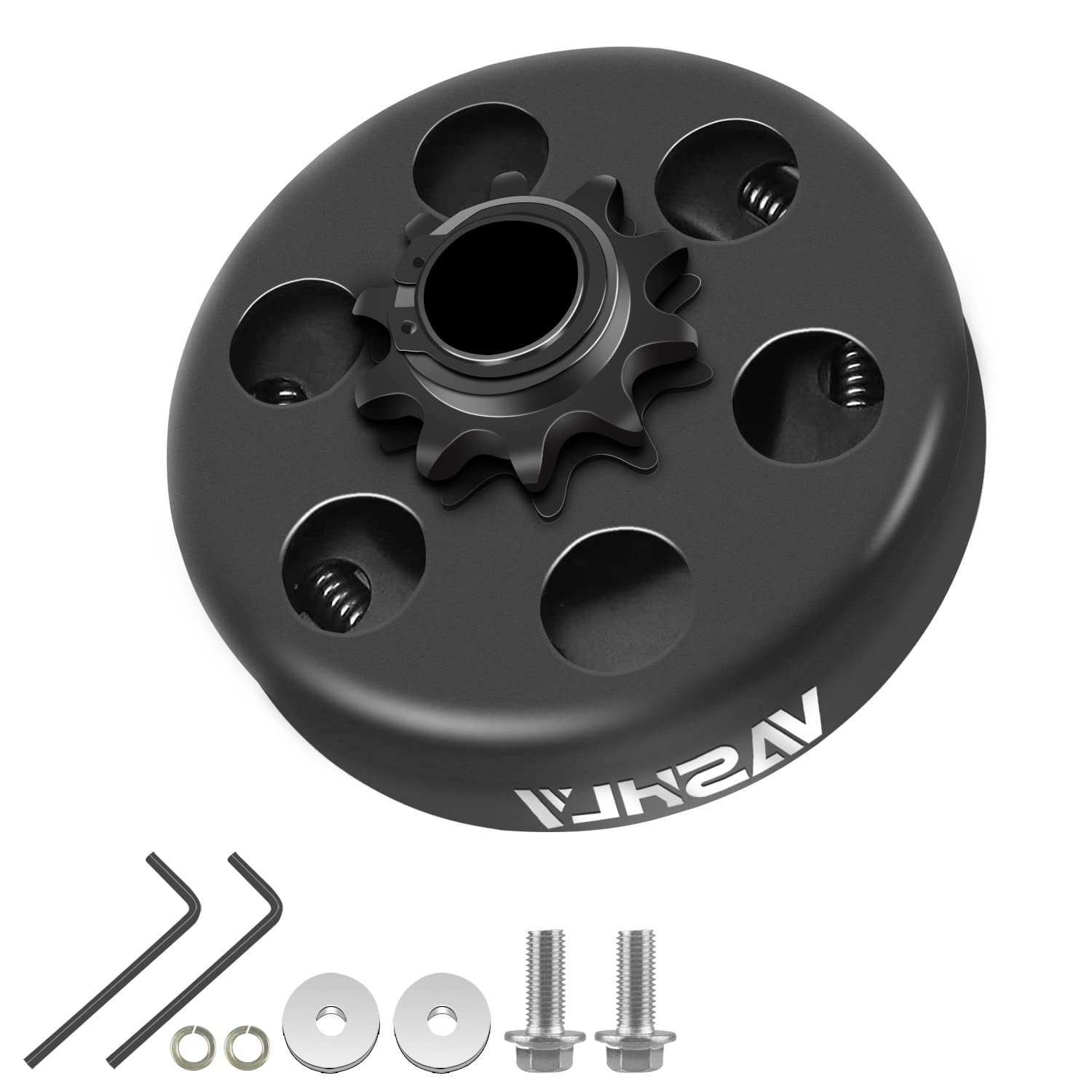 Vashly Go Kart Clutch 3/4" Bore 10 Tooth For #40/41/420 Chain Predator 212 Centrifugal Clutch 10T For Go Kart Minibike And Fun Kart Engine
