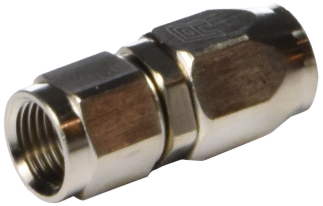 Edelbrock 610021 Endura Anodized Aluminum -6An Straight Hose End