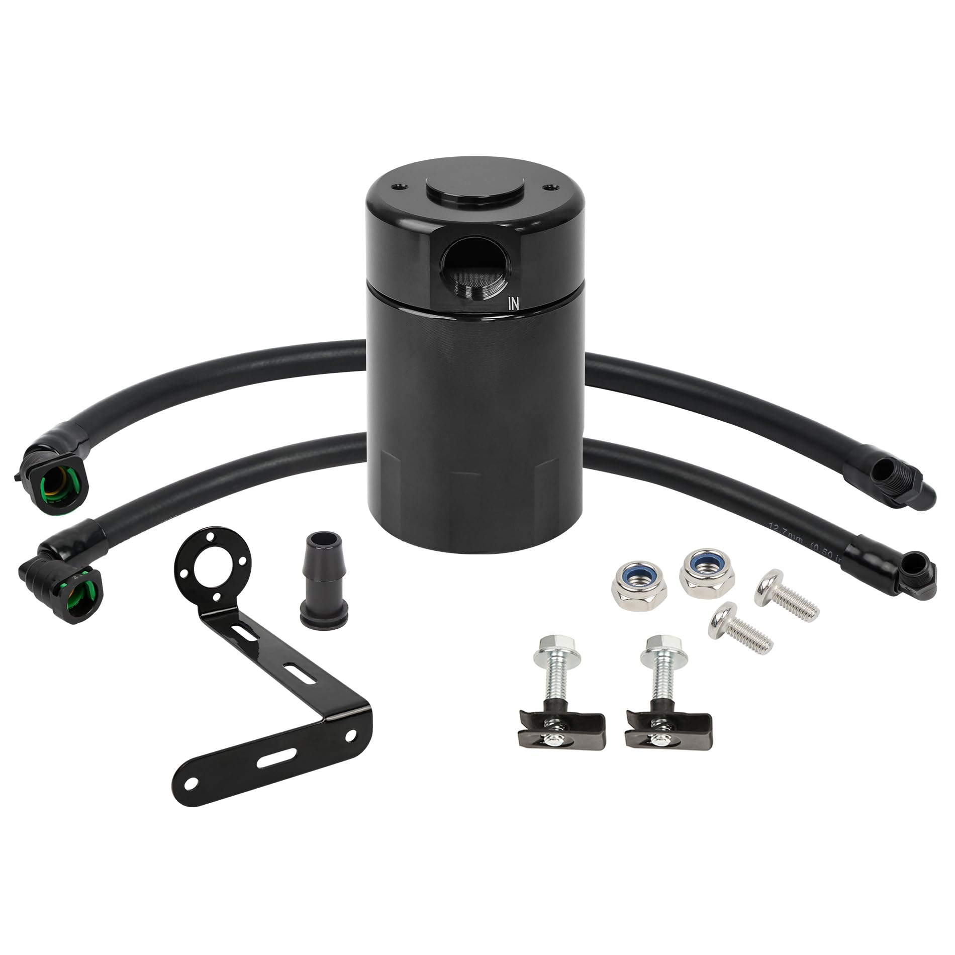 EVIL ENERGY Oil Catch Can,Air Oil Separator compatible with 2011-2023 Ford F-150 2017-2023 Ford Raptor 2018-2021 Ford Expedition