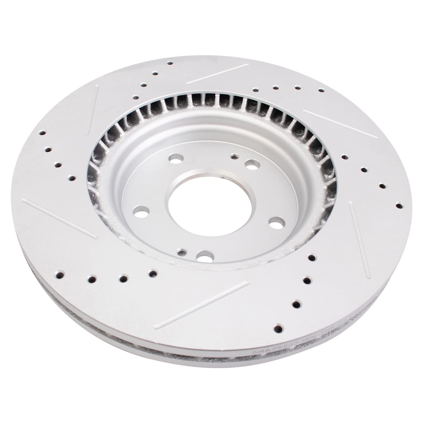 Trq Performance Front Brake Rotor Set Compatible With 2015-2022 Hyundai 2016-2024 Kia