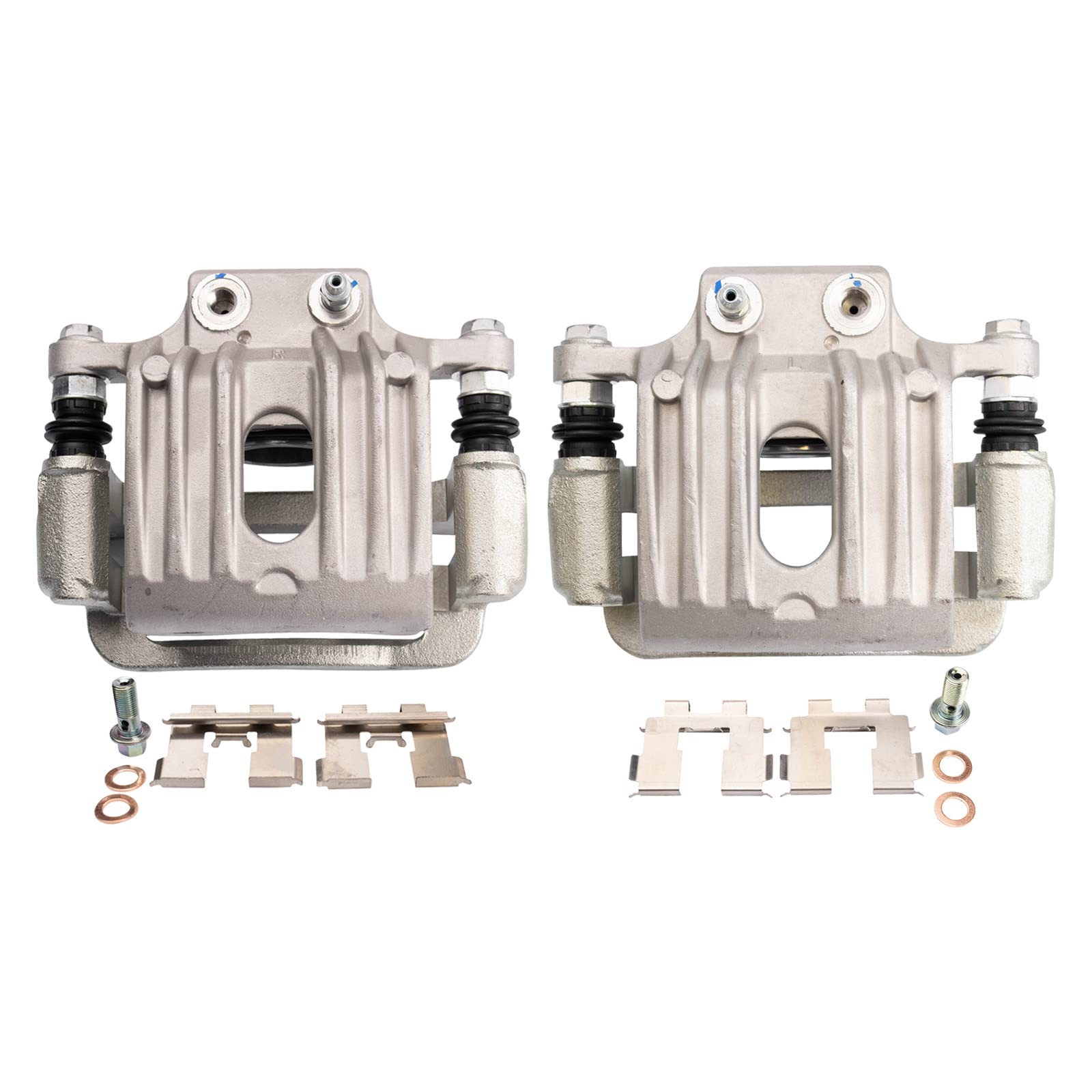 Trq Rear Brake Caliper Set Compatible With 2007-2009 Hyundai Santa Fe