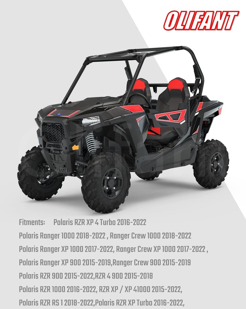 OLIFANT Starter for Polaris Ranger 900/1000 XP, RZR 1000 XP, Aluminum, Silver, Model 4014037/4014548