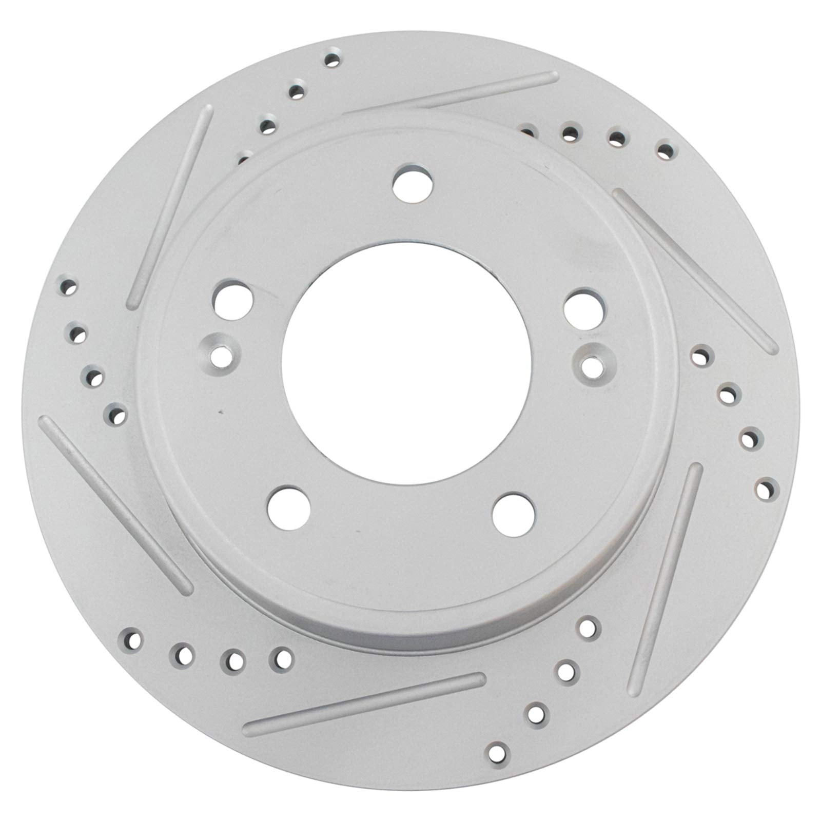 Trq Rear Performance Brake Rotor Drilled Slotted Pair Set For Elantra/Elantra Coupe/Elantra Gt/Forte/Forte Koup / Forte5 / Soul/