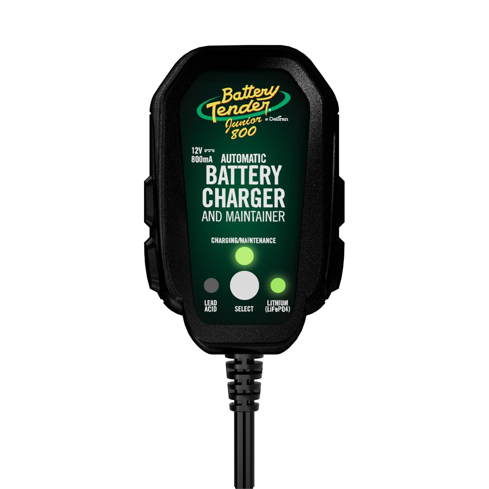 Battery Tender Junior 12V, 800Ma Battery Charger And Maintainer For Lead Acid And Lithium Batteries - Switchable Battery Charger