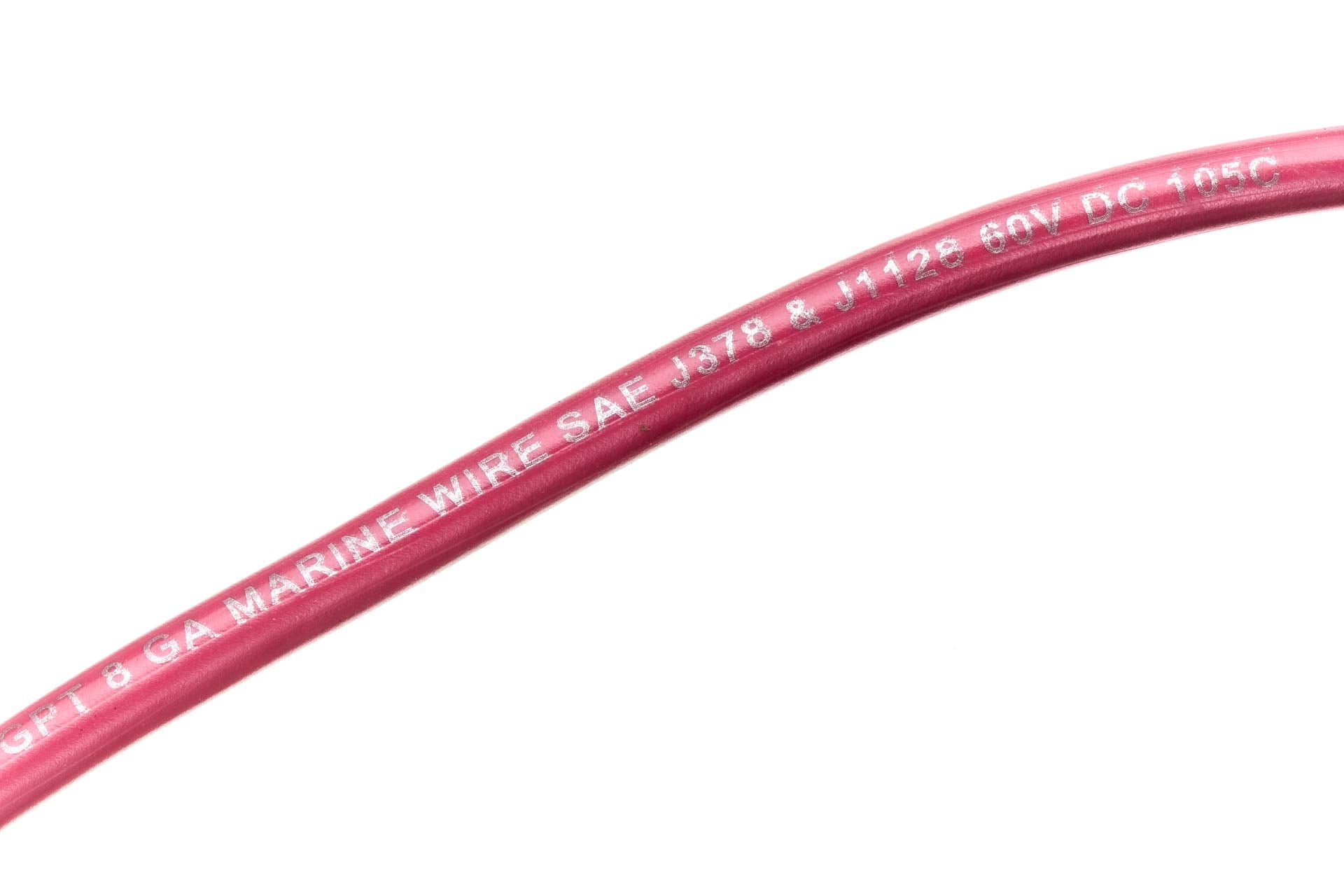 Motorguide Mm309922T 8-Gauge Battery Cable And Terminals - 50-Amp Manual Reset Breaker - Trolling Motor Surge Protection, Red