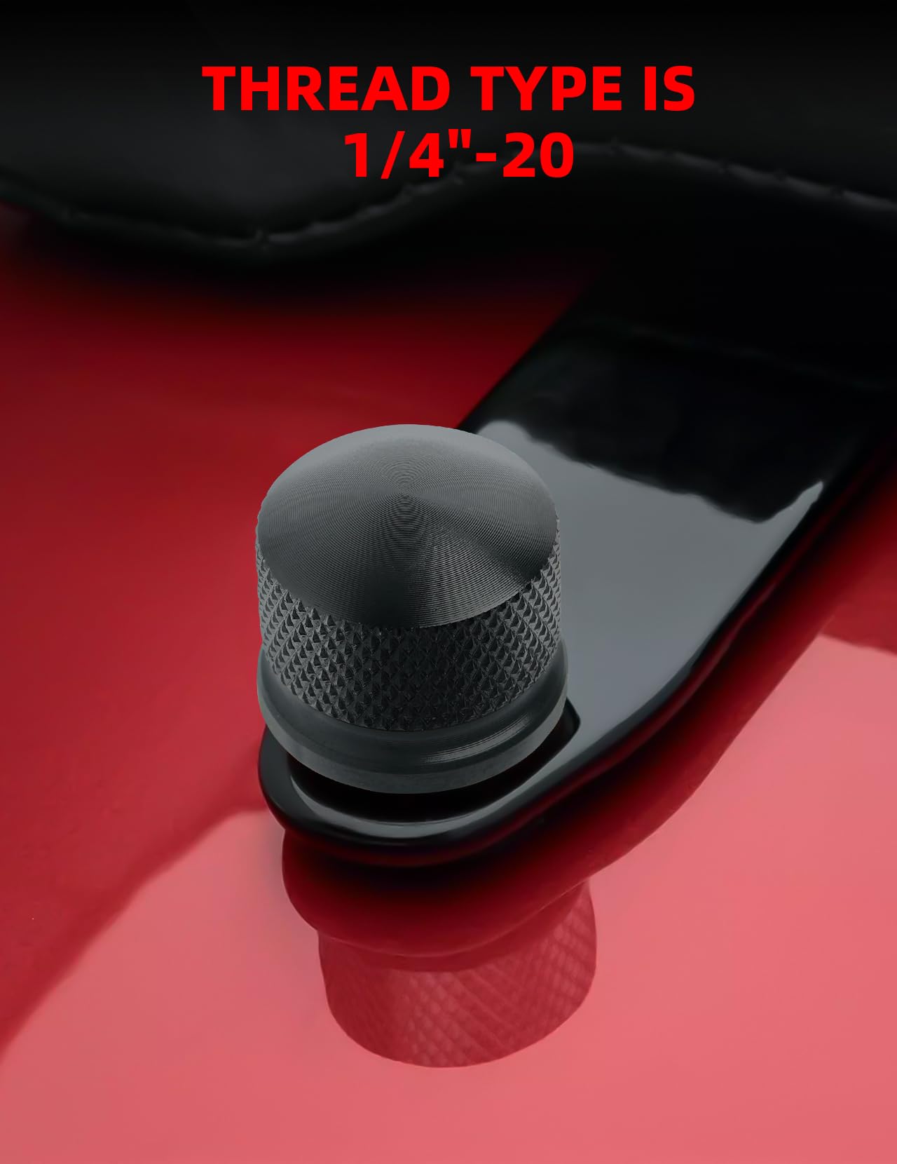 Amazicha Black Aluminium Seat Bolt Screw Nut Mount Kit Compatible For Harley Davidson Touring Sportster Softail Dyna 1996-2024