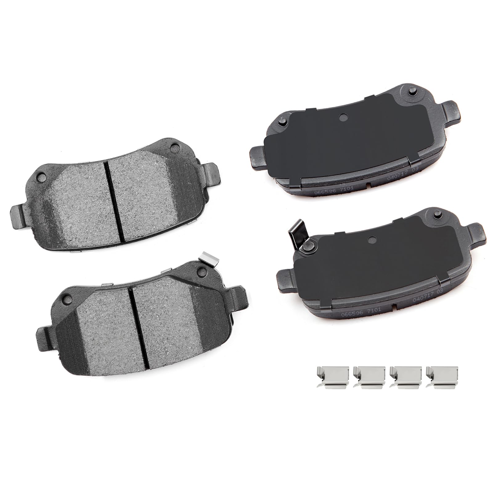 Cciyu D1326 Ceramic Rear Brake Pads Set Fit For Chrysler Town & Country,For Dodge Grand Caravan,Journey, For Ford Freestar,04-07