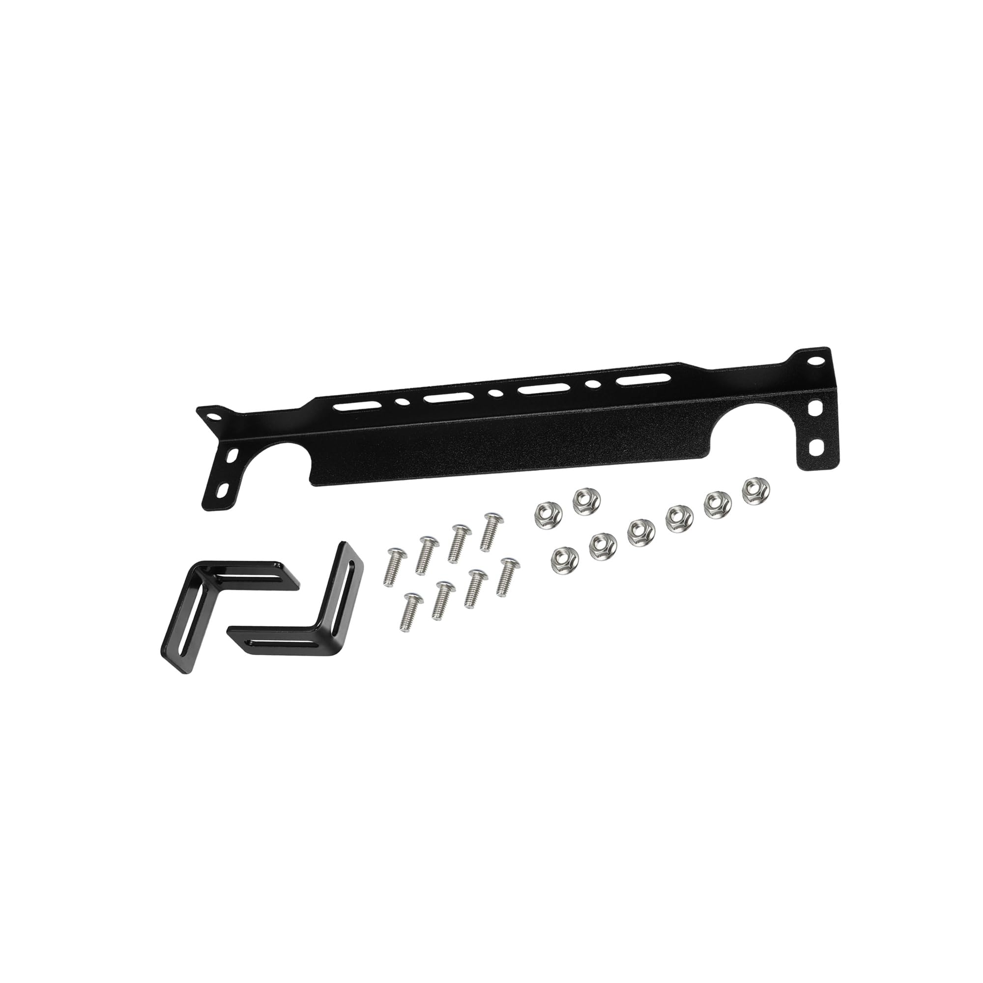 Partuto Universal Oil Cooler Mounting Bracket Kit 330mm Aluminum Alloy Engine Oil Cooler Radiator Adapter Kit Oil Cooler Bracket
