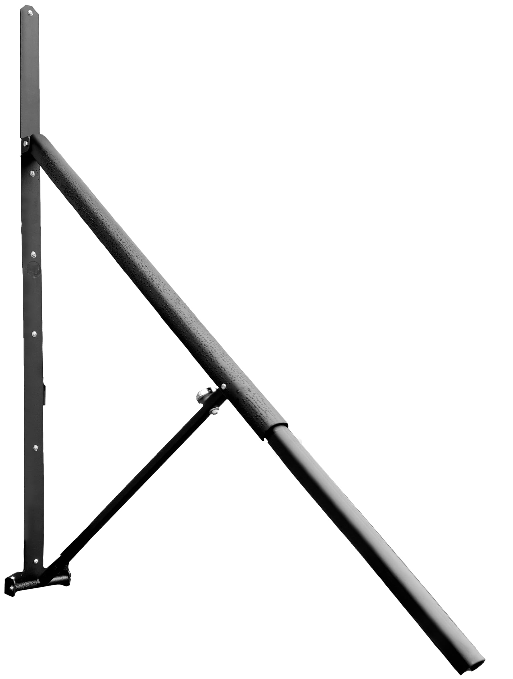 MORryde SP56-469 Safe-T-Rail - Standard Black Steel Safety Rail for Trailers
