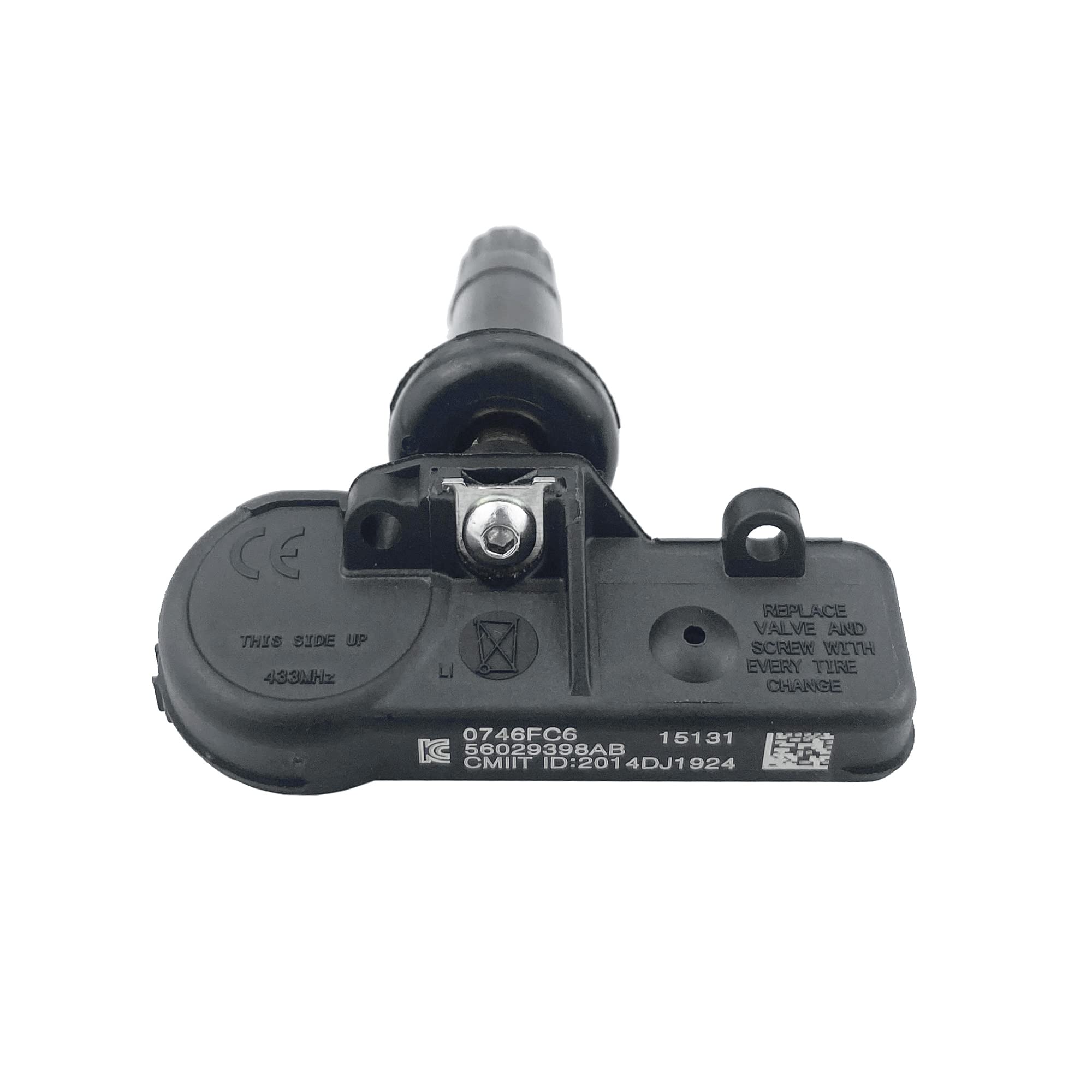Set Of 4 Tpms Tire Pressure Monitoring System Sensor 433Mhz Compatible With Jeep Wrangler Jk Dodge Ram Charger Replacement For 5