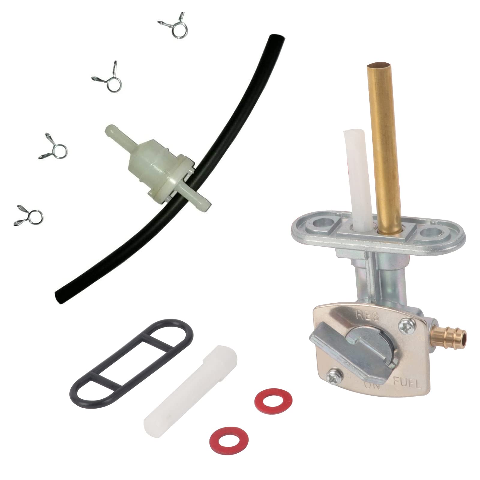 Fuel Valve Shut Off Petcock Tank Switch Fits For Yamaha Ttr 90 125 225 230 250 Bear Tracker 250 Big Bear 250 350 400 Warrior 350
