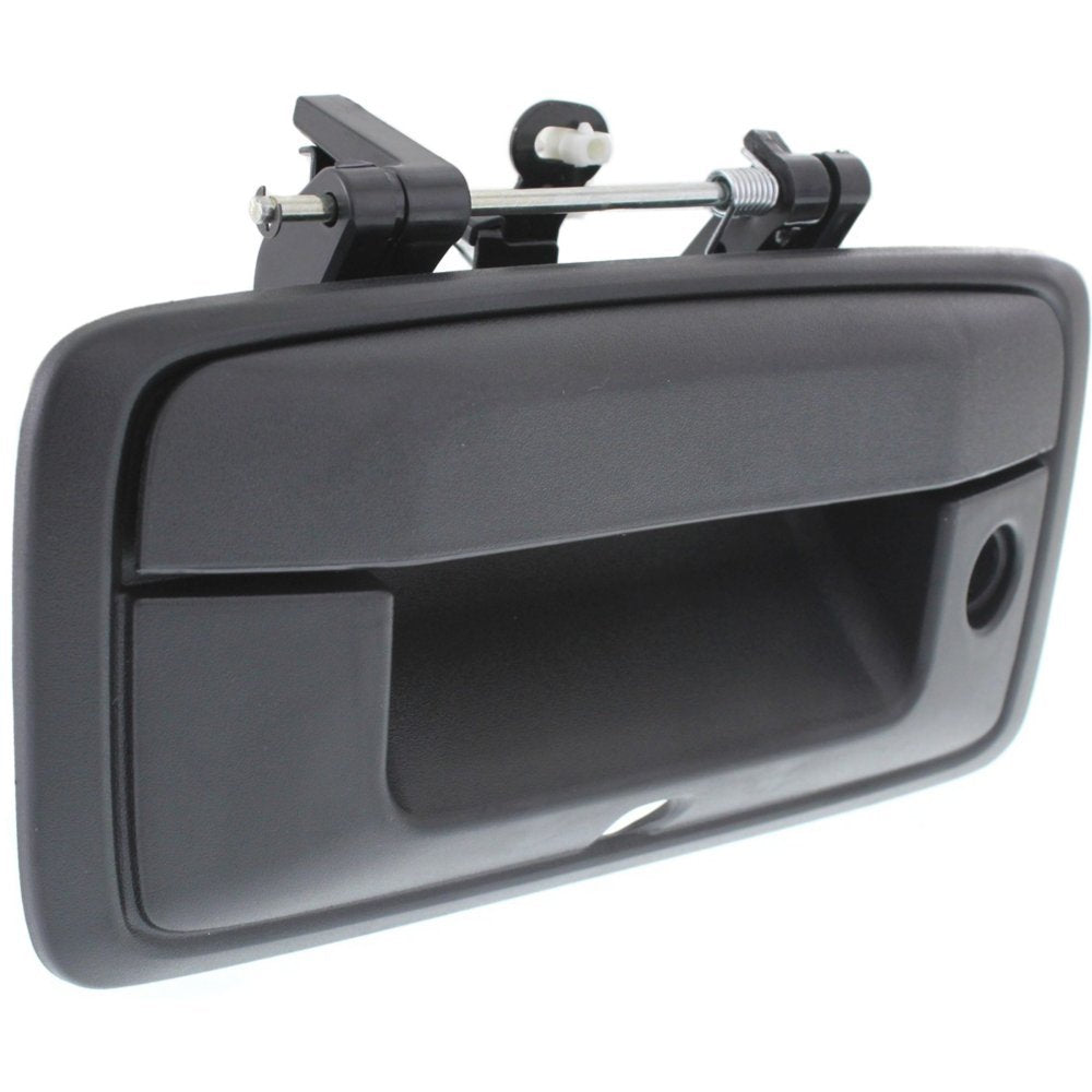 Evan-Fischer Tailgate Handle Compatible With Chevy Silverado/Toyota Sierra 1500 14-15/2500 Hd/3500 Hd 15-15 Outside Textured Bla
