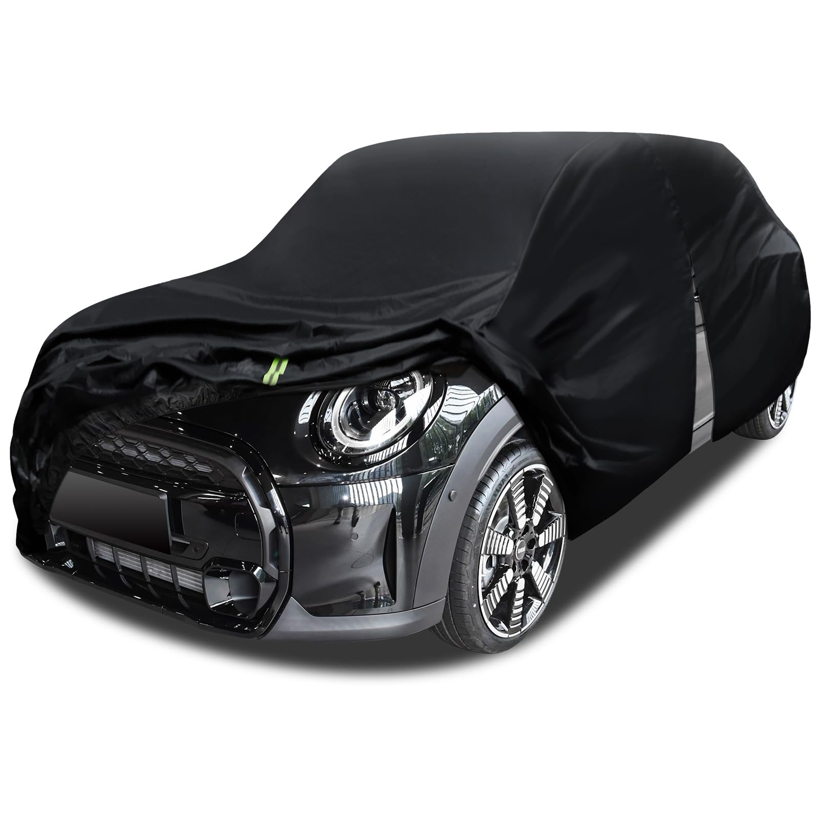 6 Layers Car Cover Waterproof All Weather For Automobiles, Size A1 Universal Fit For Nissan Versa, Kia Rio, Hyundai Accent, Audi