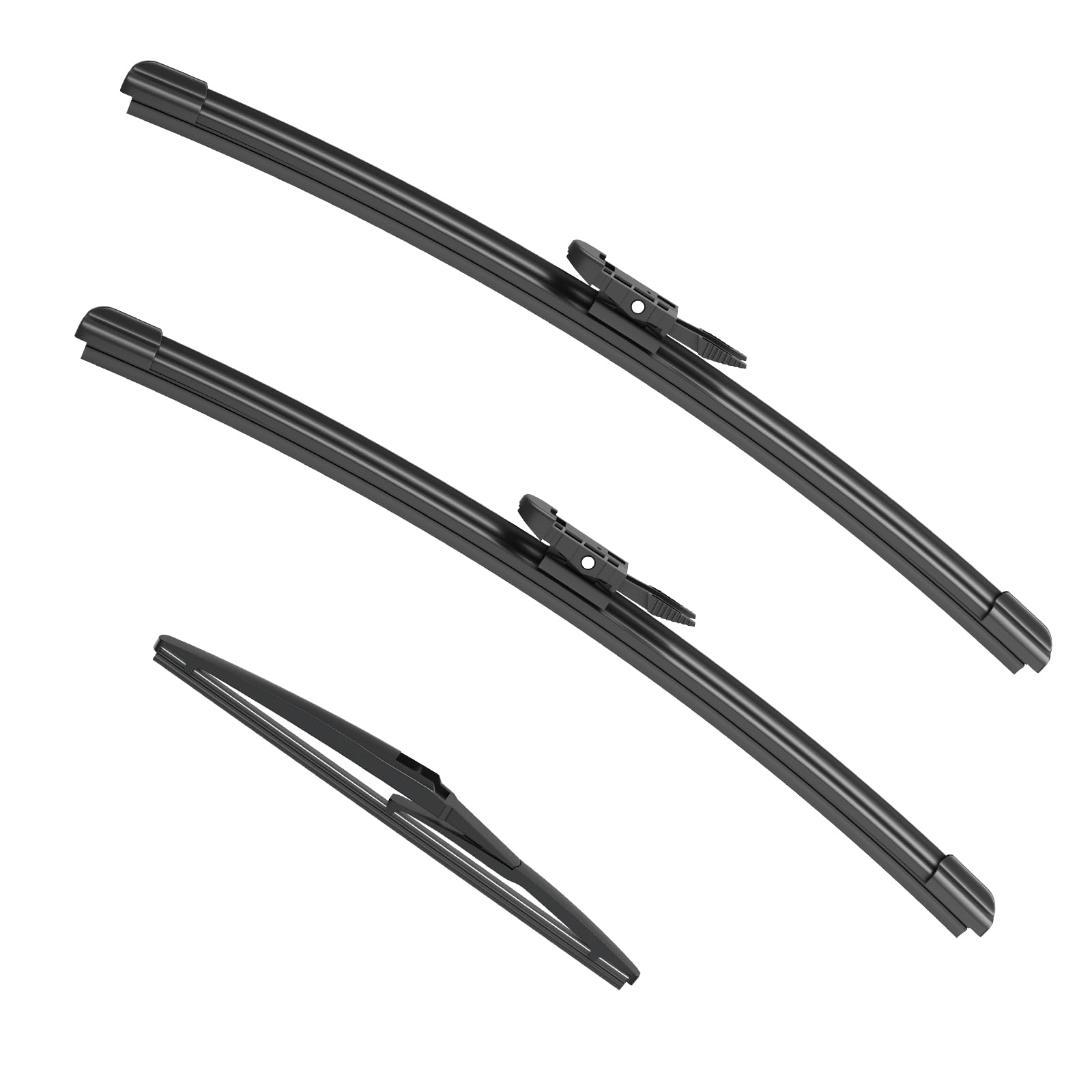 Anikluim 20''+20'' Wiper Blades With 12'' Rear Wiper Blade Set Replacement For 2008-2012 Escape Windshield Wipers Original Facto