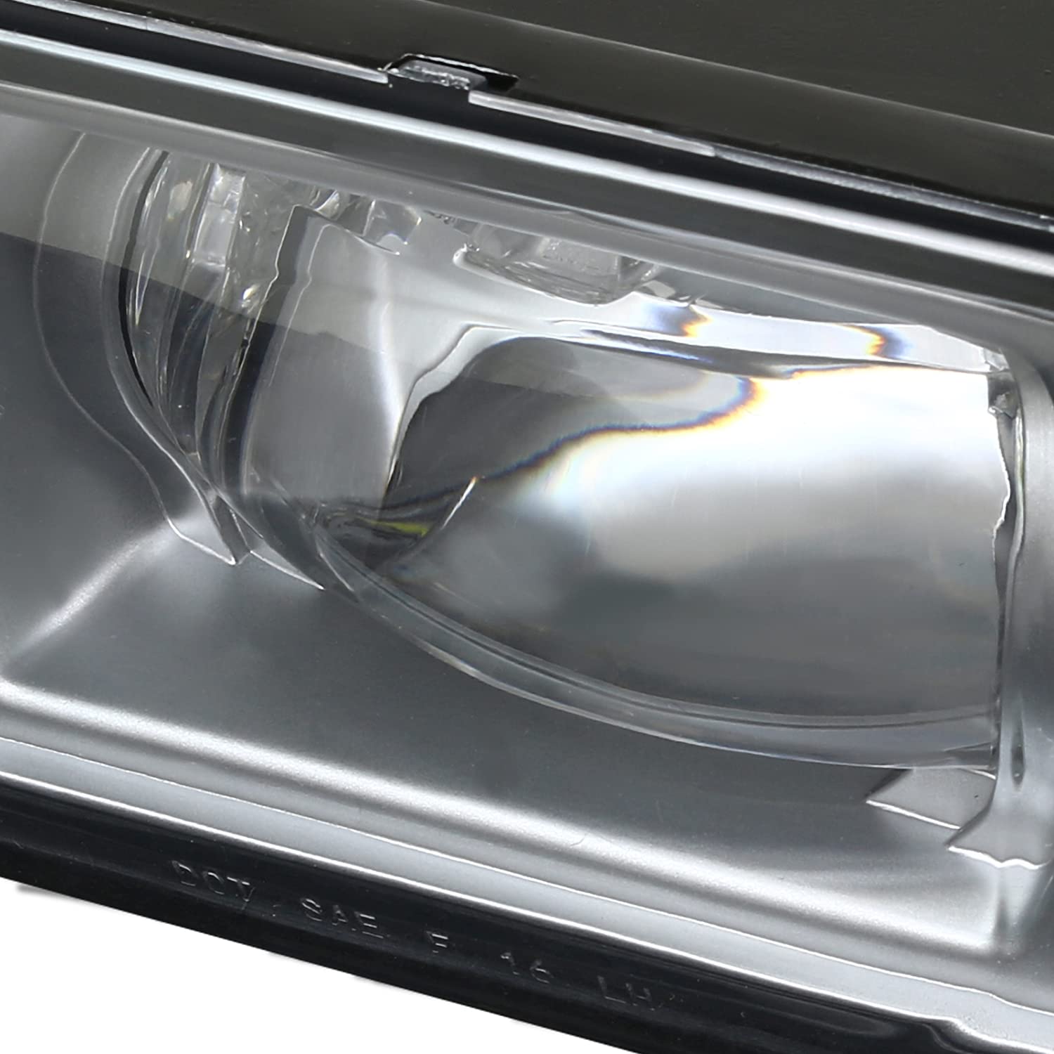 Spec-D Tuning Smoke Lens LED Fog Lights + Built-In LED Bulbs Included Compatible with Ford F250 F350 Super Duty 2017-2018 L+R Pa