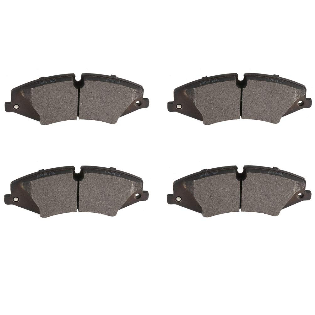 Cciyu D1479 Ceramic Front Brake Pad Set Fit For 17 For Land Rover,10-16 For Land Rover Lr4,10-12 14-17 For Land Rover Range Rove