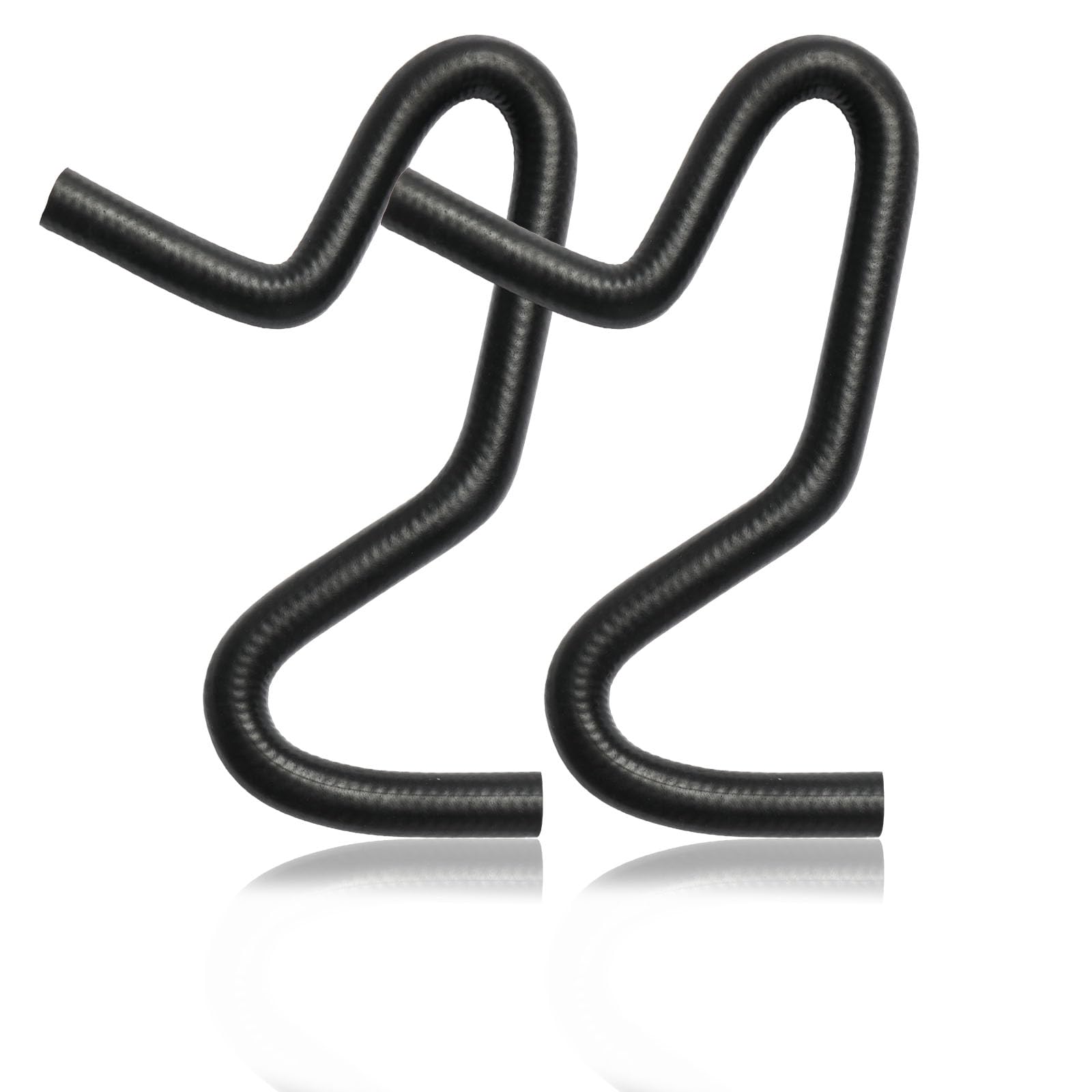 TKKEUEP 1/4 Inch ID Molded Fuel Line Rubber Hose Elbow Bends Universal 45, 90, 135, 180 Degree Bend Fuel Hose 2Pack