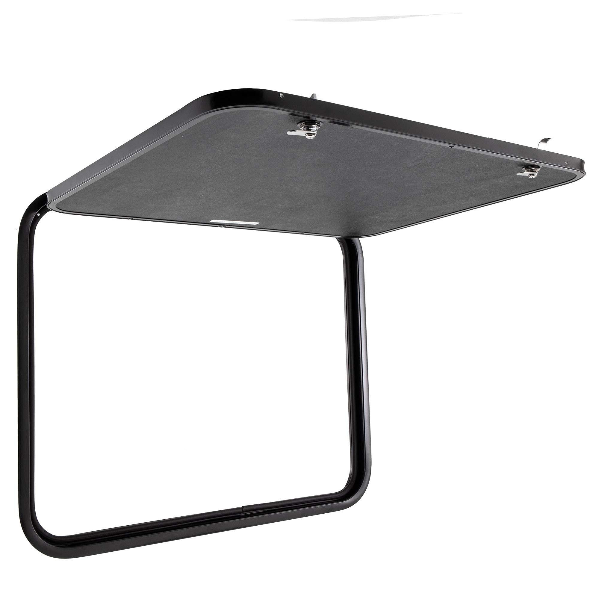 RecPro RV Baggage Door, Black Fiberglass, 30" W x 24" H, Rounded Corners, Model RP-600S-3024-BK, Made in America