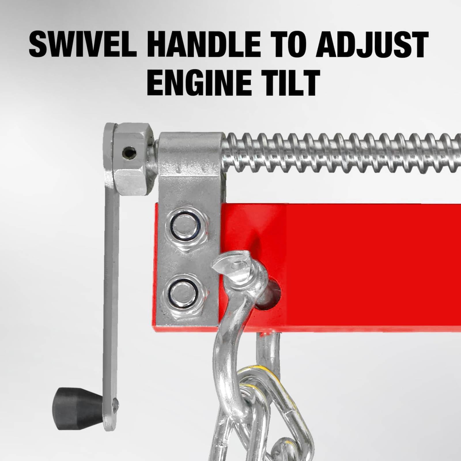 BIG RED T32100 Engine Hoist Leveler, 3 Position, Steel, 1,500 lb Capacity, Red