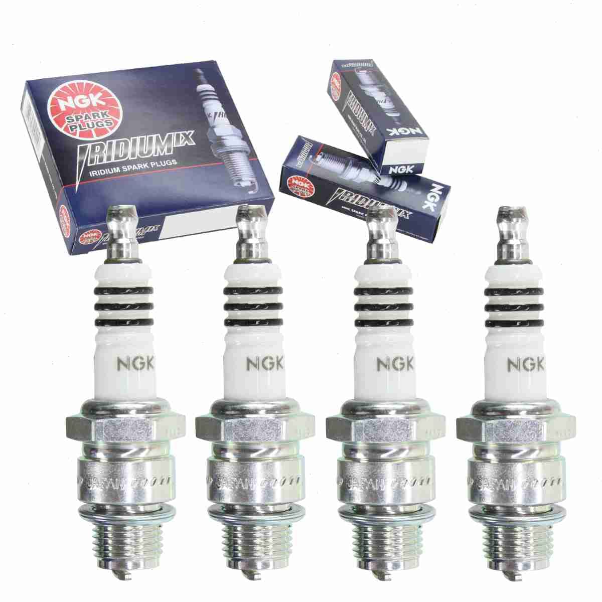 4 pc NGK Iridium IX Spark Plugs compatible with Volkswagen Beetle 1.2L 1.3L 1.5L 1.6L H4 1954-1979