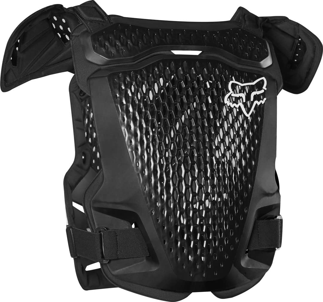 Fox Racing R3 Motocross Roost Deflector - Small-Medium, Black, Polyester, Model 24017