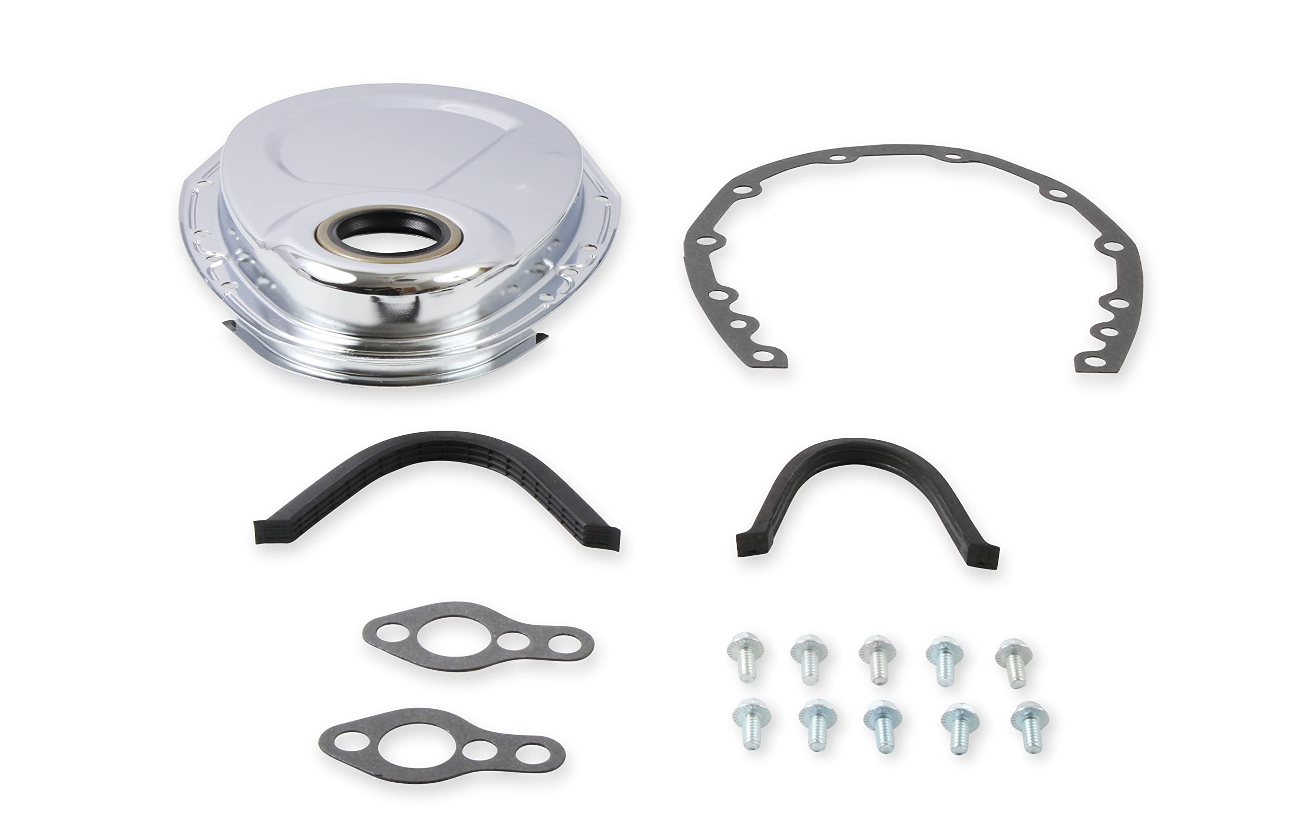 Mr. Gasket 4590 Chrome Plated Timing Cover Complete Kit