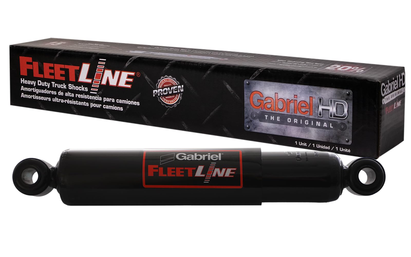 Gabriel 85934 Fleetline Heavy Duty Rear Shock Absorbers For Ridewell Corp Trailer Air-Rides Rar-240 Rar-240W Rar-243 Rar-260 Rid