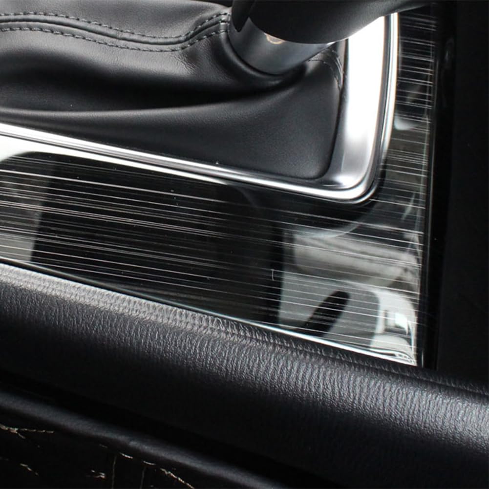 AOKIO Gear Shift Panel Cover Trim for Mazda CX-5 2017-2025, Stainless Black, Model 17CX5-PDMB-02