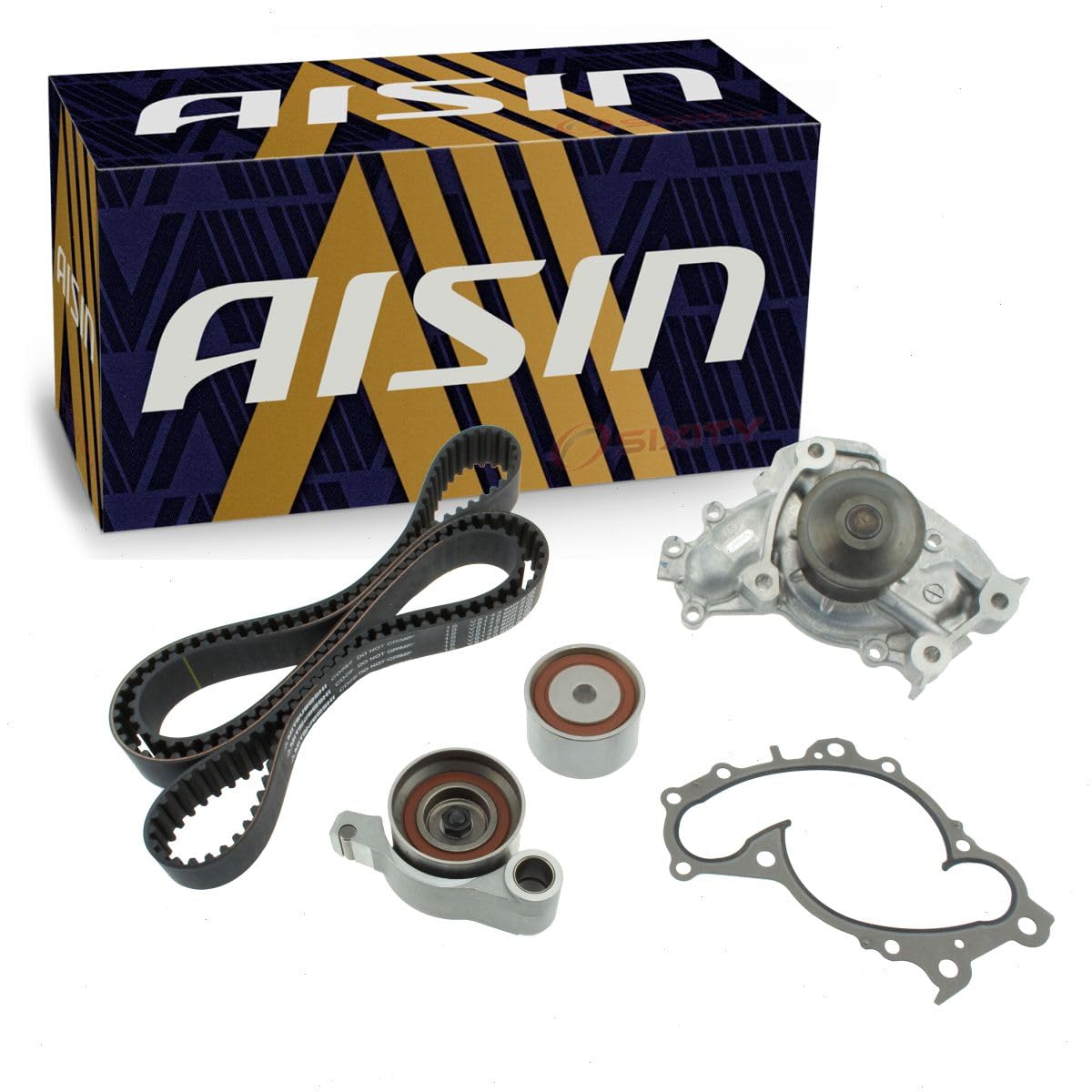 AISIN Timing Belt Kit w Water Pump compatible with Toyota Highlander 3.0L 3.3L V6 2001-2009