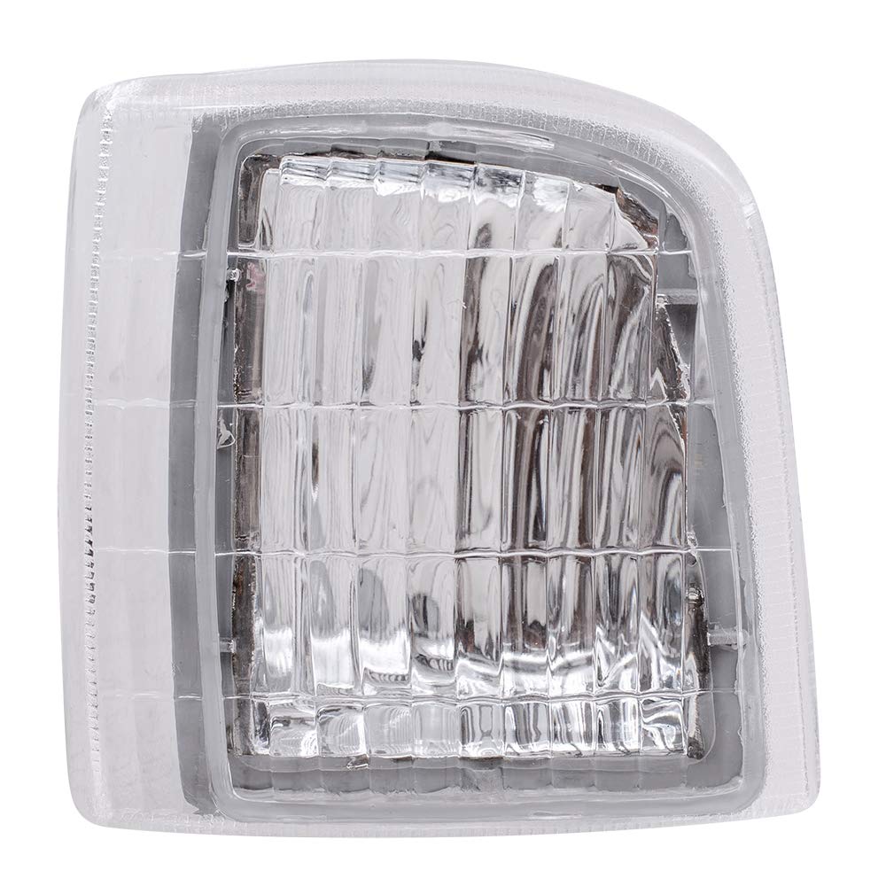 Brock Replacement Driver And Passenger Set Park Signal Cornering Lights Compatible With 1995-2005 Astro Safari Van 16524075 16524076