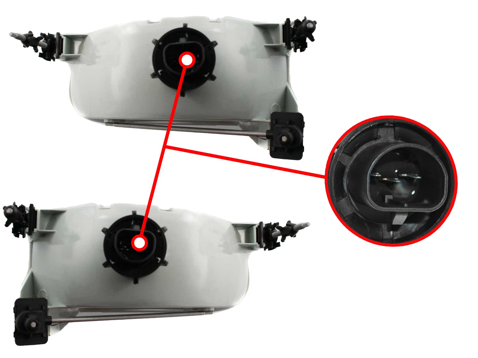 95 96 97 98 99 00 01 Ford Explorer Headlight Headlamp Composite Halogen Front Head Light Lamp Set Pair Left Driver And Right Pas
