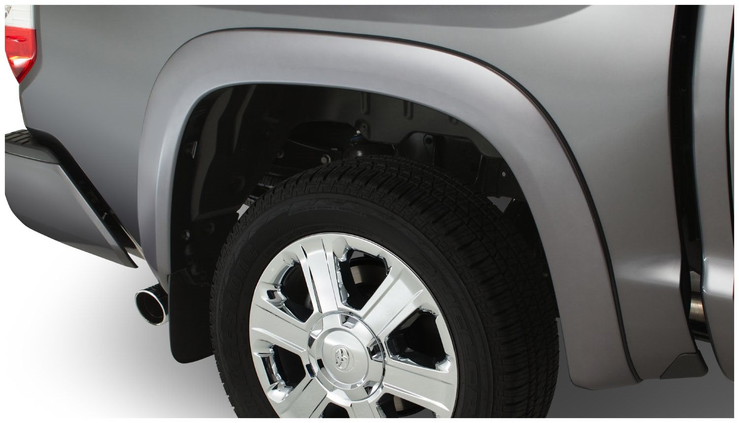 Bushwacker Oe Style Factory Front & Rear Fender Flares | 4-Piece Set, Black, Smooth Finish | 30917-02 | Fits 2014-2021 Toyota Tu